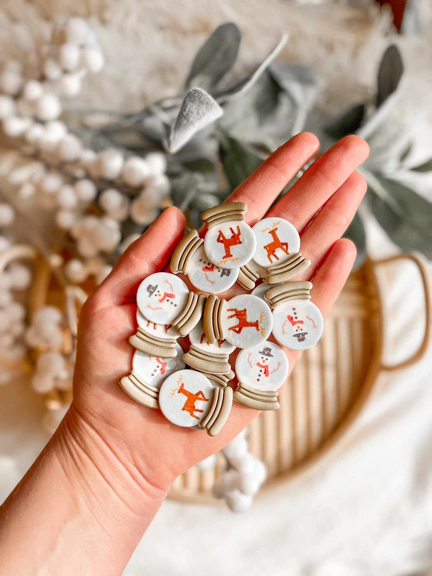 Snow Globe Hoops // Holiday Collection