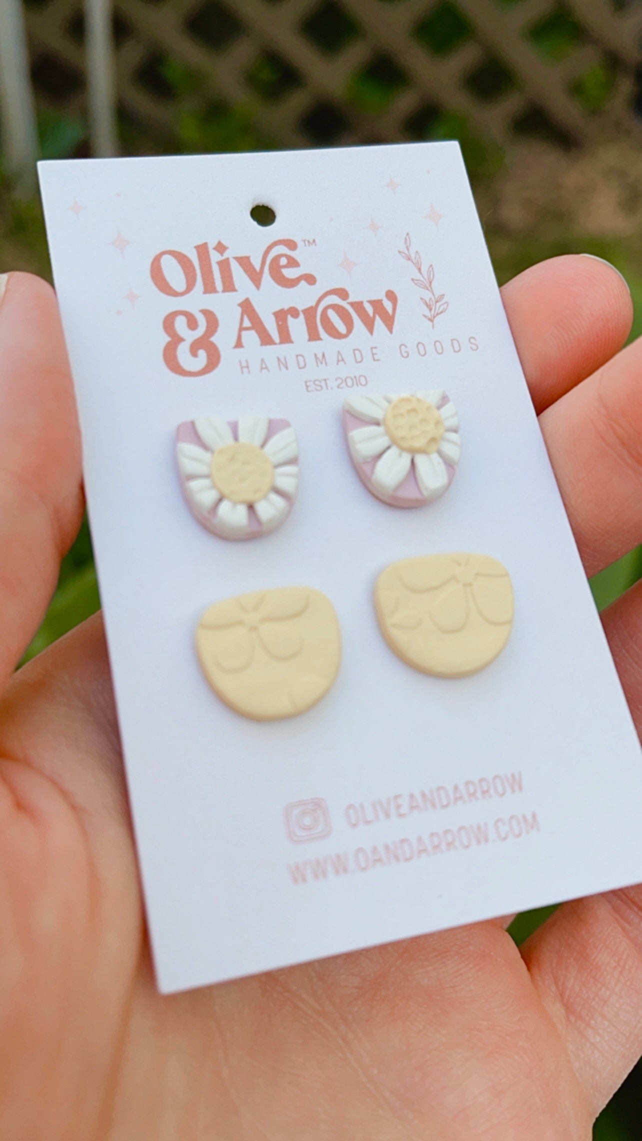 Spring Floral + Lemon Textured Stud Pack // Spring Collection