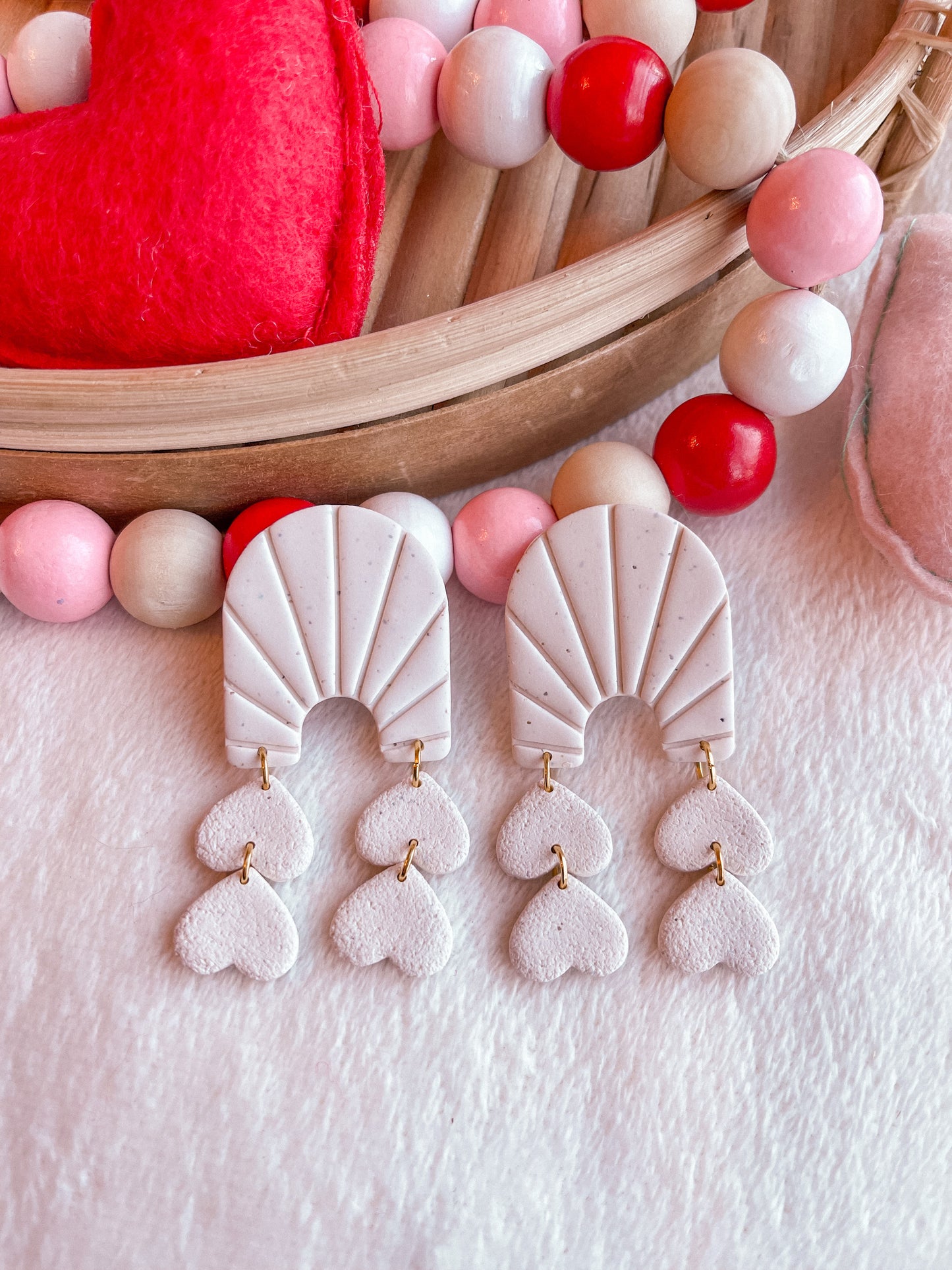 Art Deco Heart Dangles // Valentines 2022 Collection