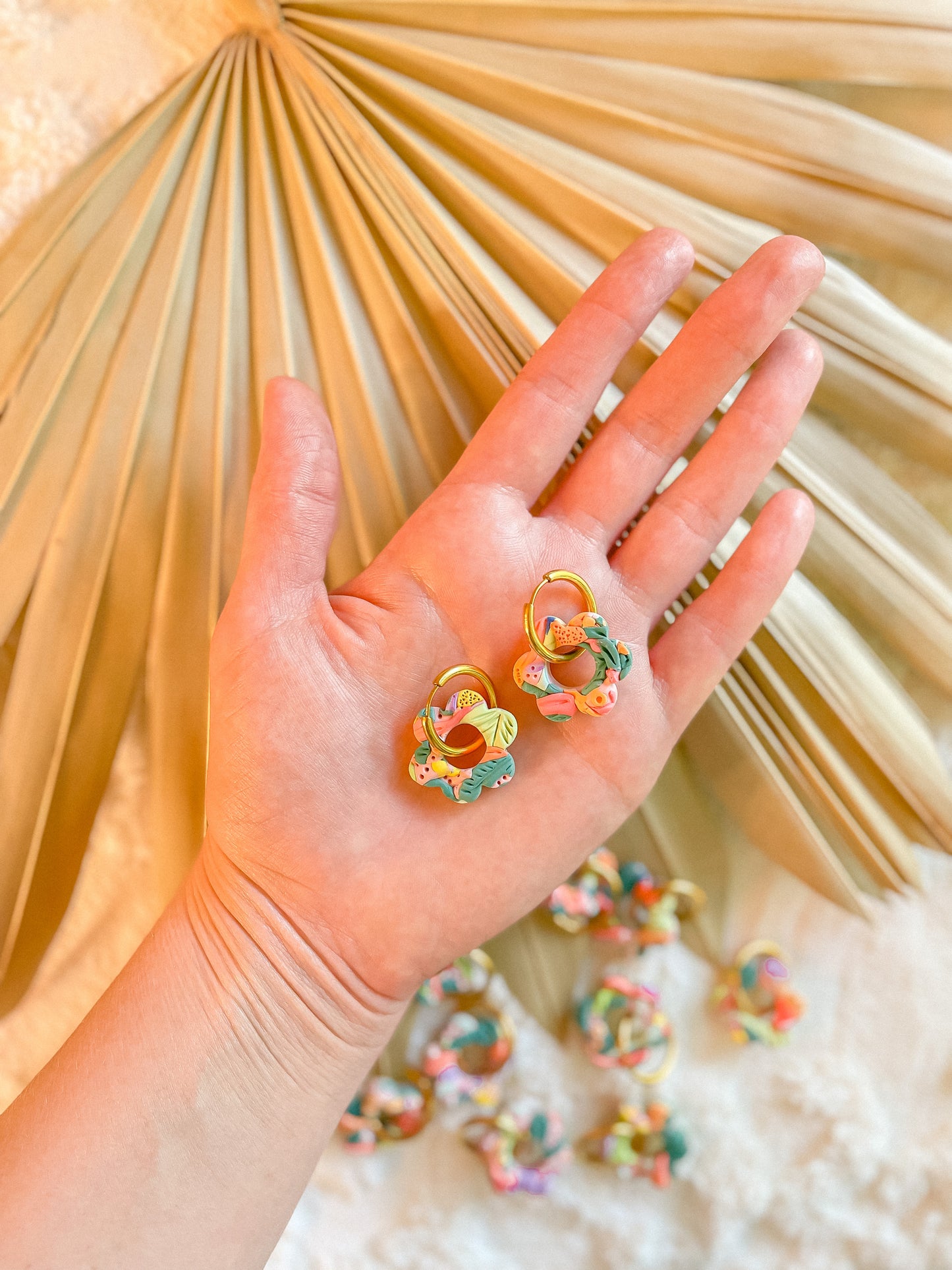 Golden Girls Daisy Huggie Hoops- GOLD // Summer Collection 2022