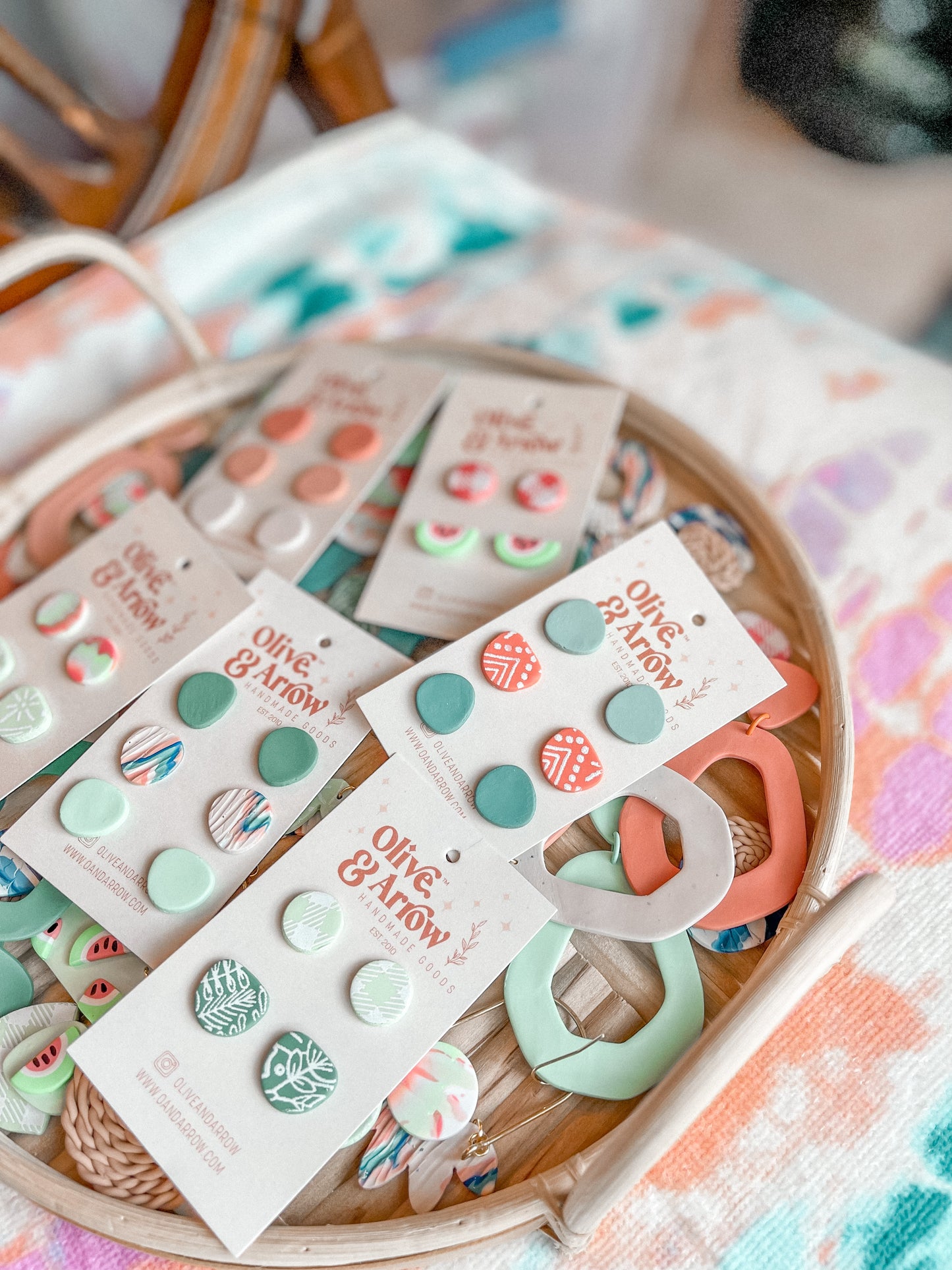 Sunset Print Stud Pack // Summer Collection