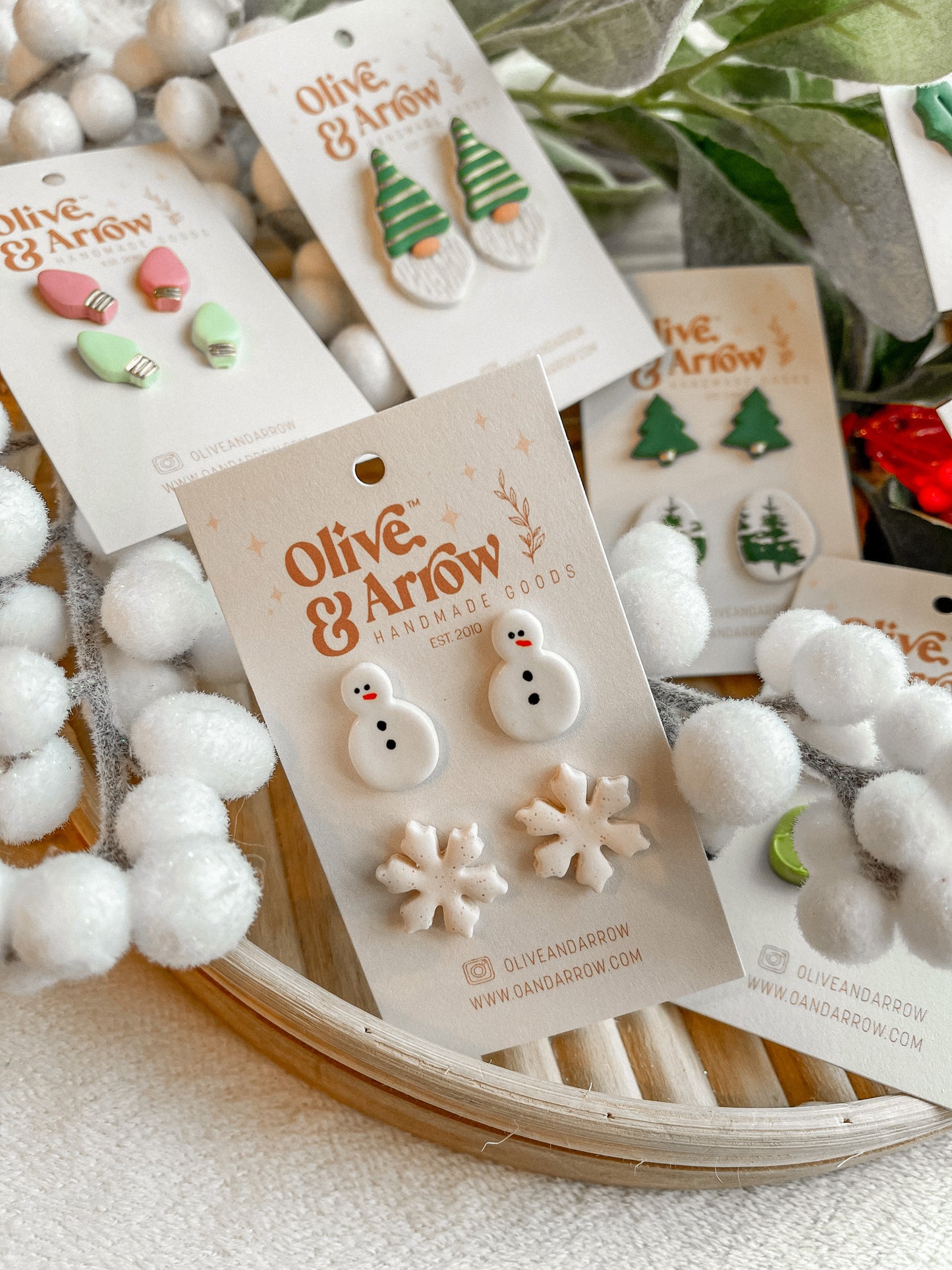 Snowman Shimmer Stud Pack // Holiday Collection