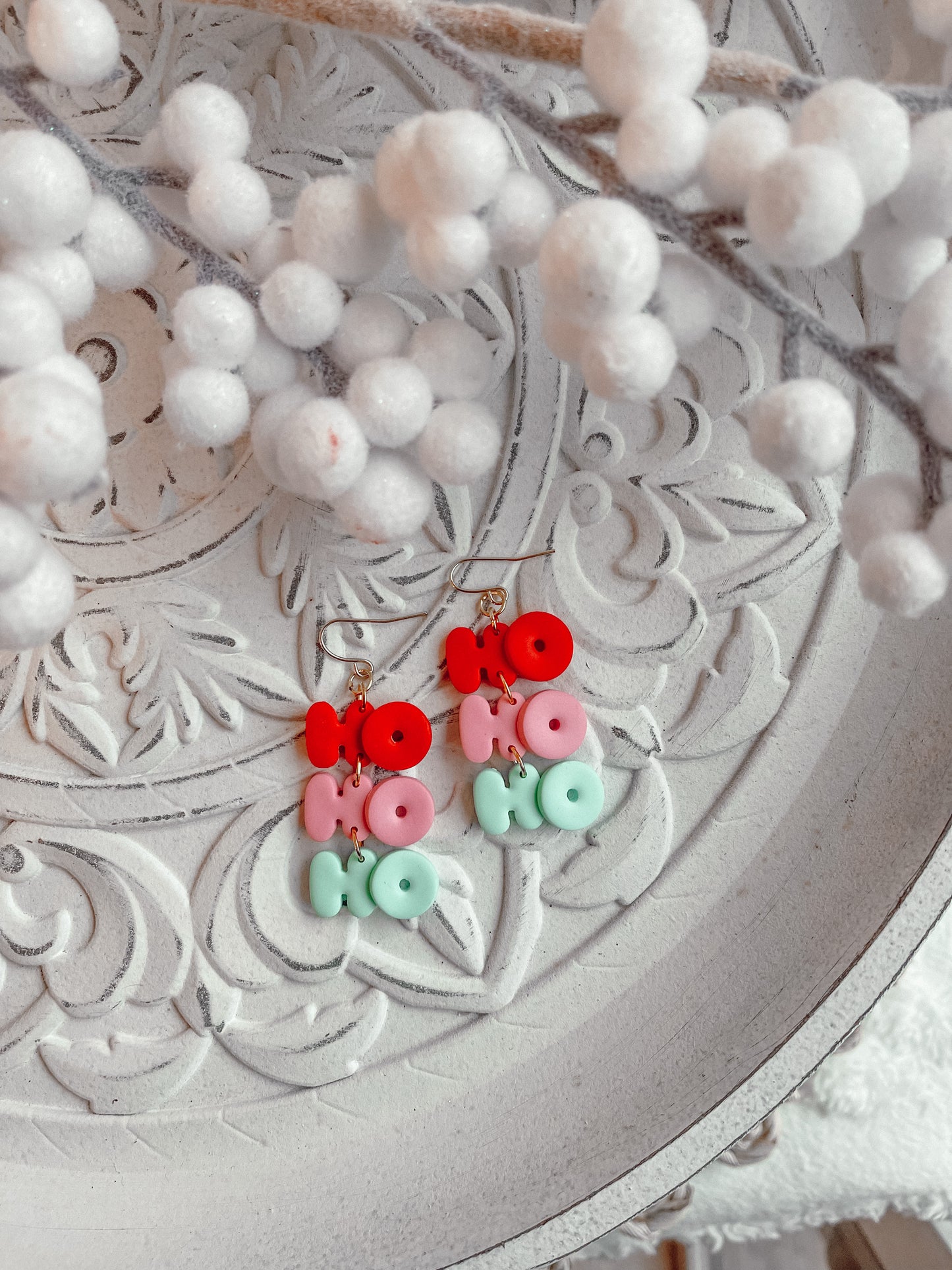 HO HO HO Dangles // Holiday 22