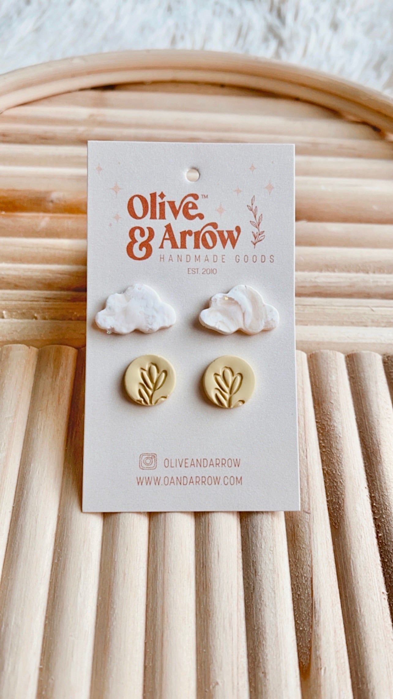Moonstone Cloud + Floral Lemonade Stud Pack // Spring Collection