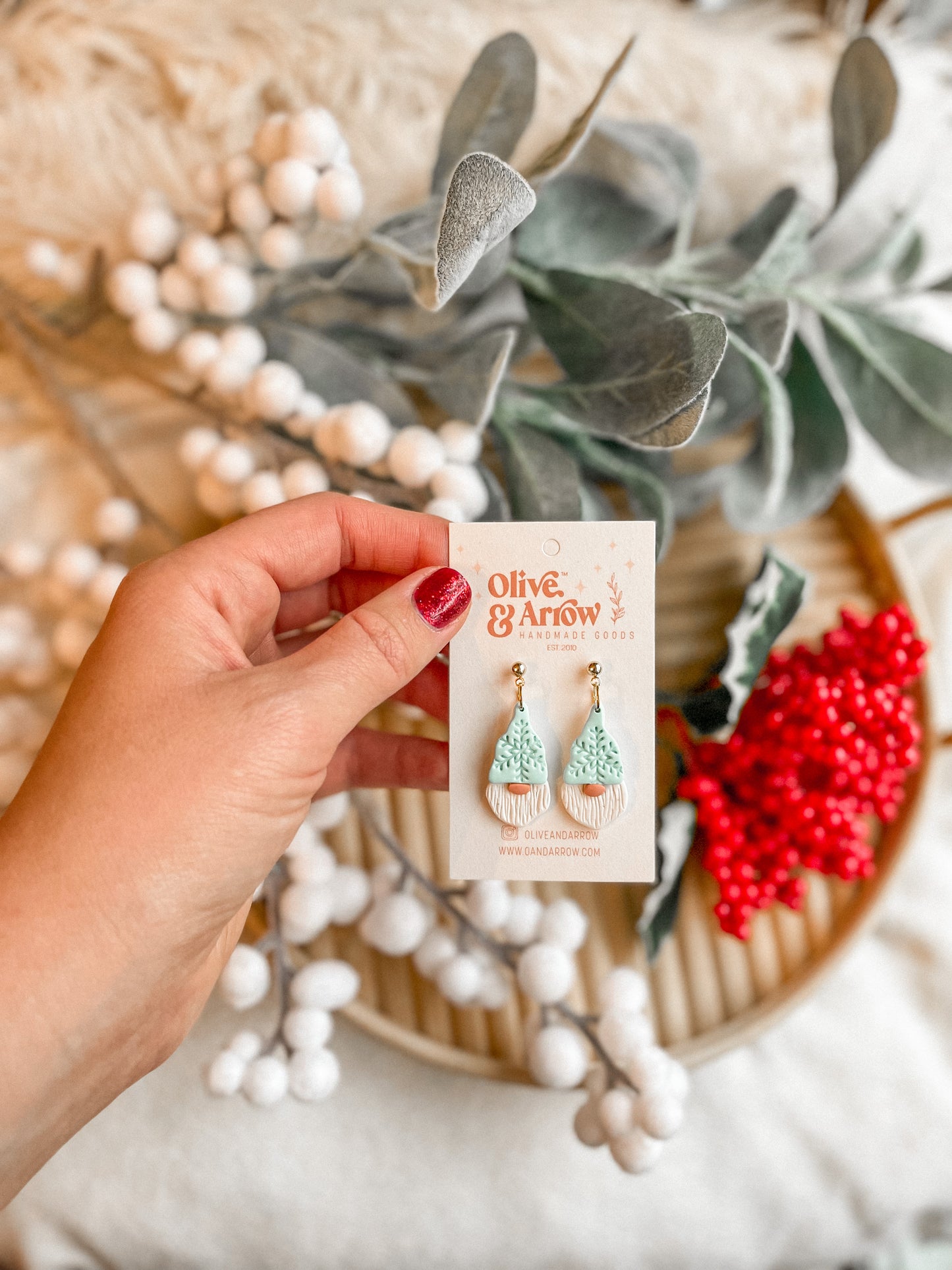 Gnomie Homie Dangles // Holiday Collection