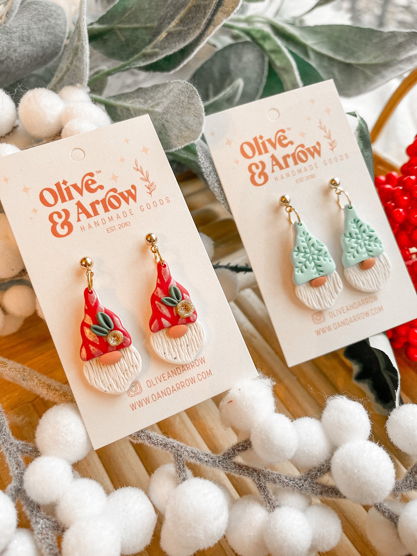 Gnomie Homie Dangles // Holiday Collection