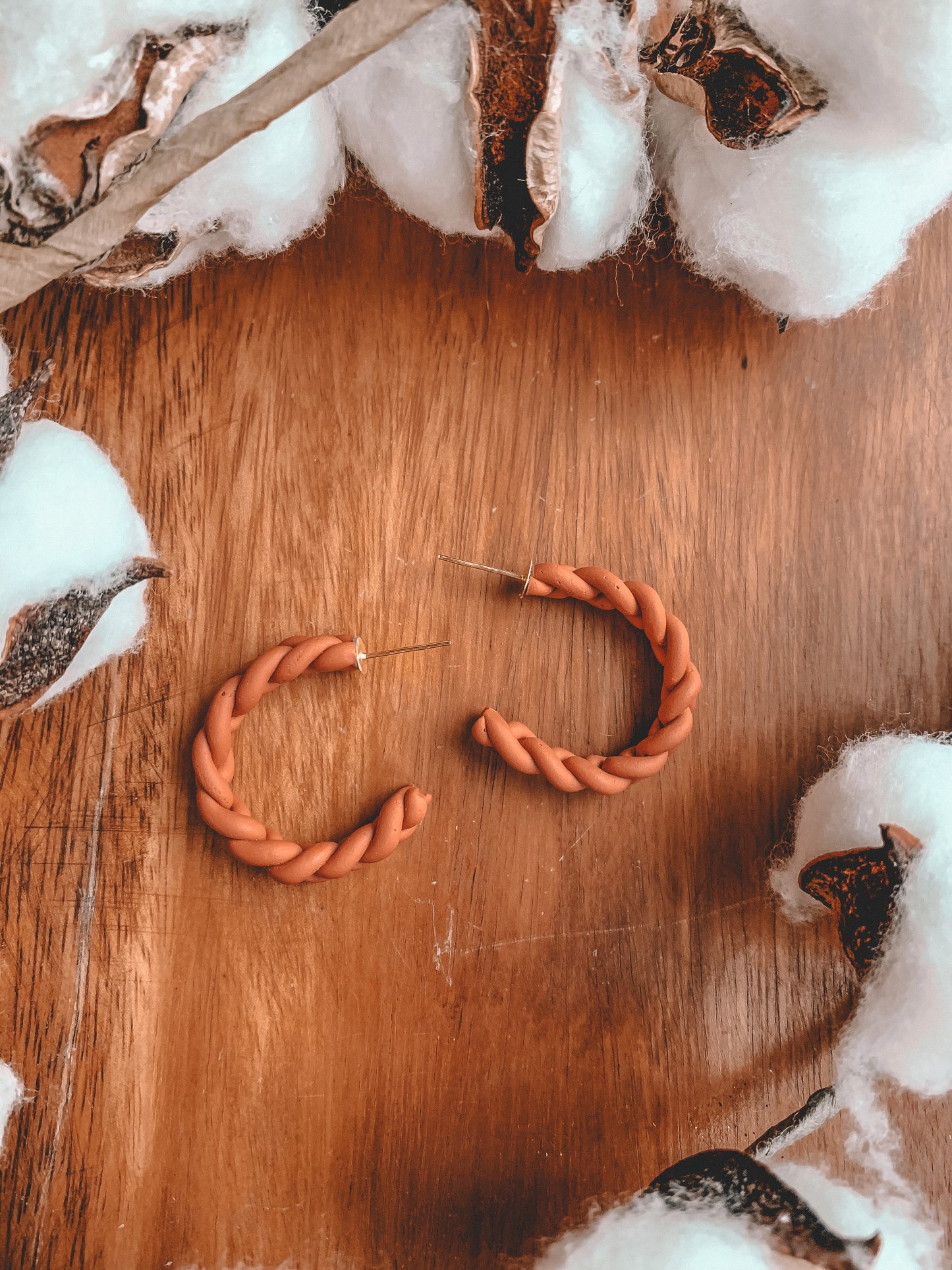 BRAIDED HOOPS // Terracotta
