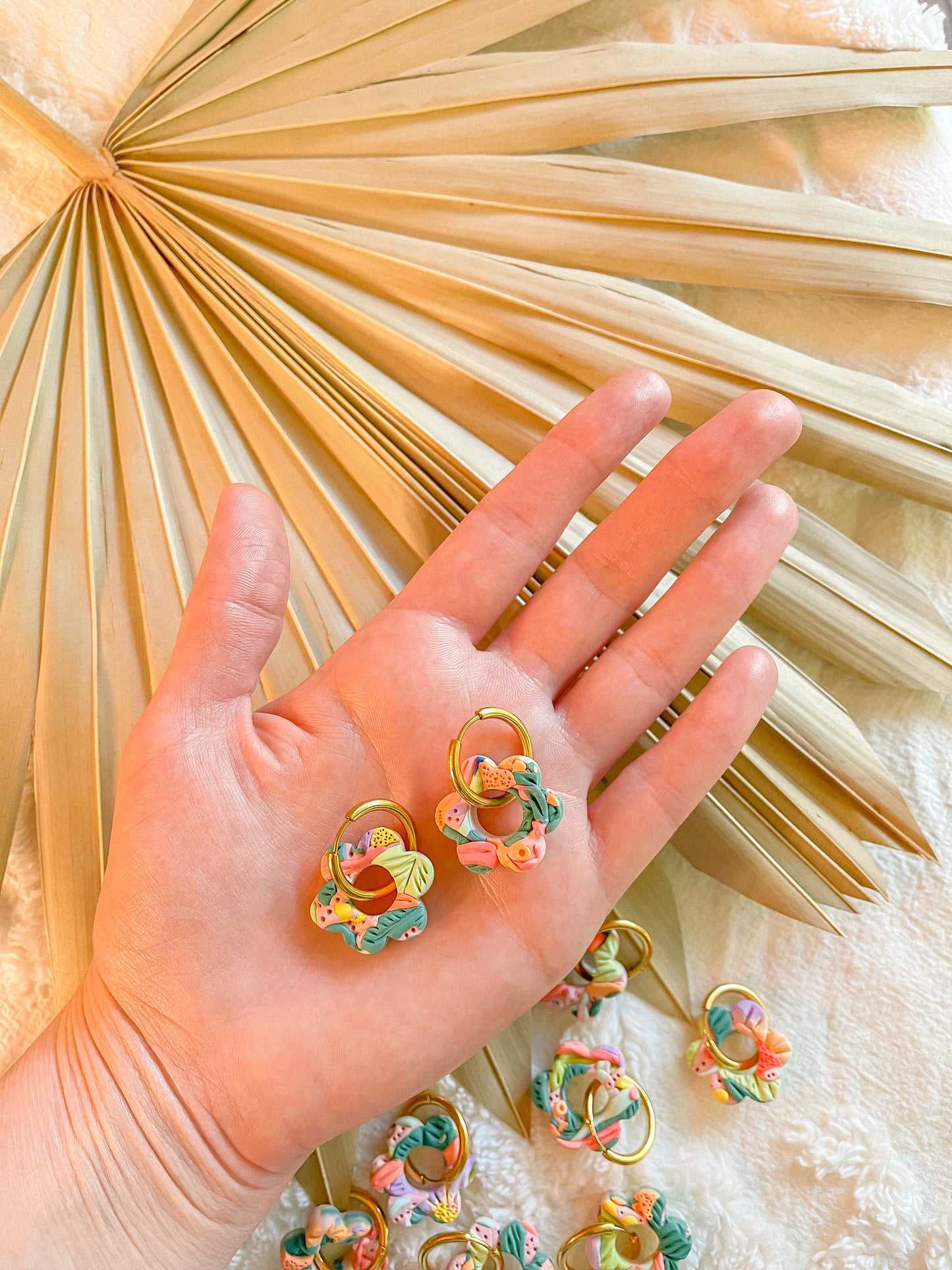 Golden Girls Daisy Huggie Hoops- GOLD // Summer Collection 2022