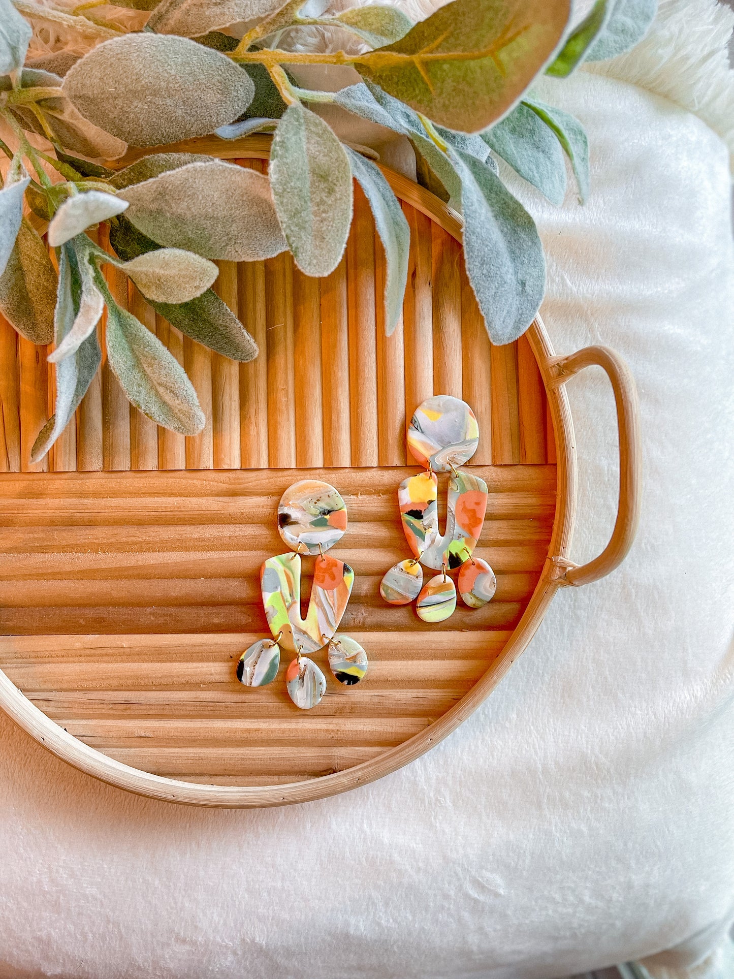 Scrappy Slab Arch Dangles // Jackson Collection