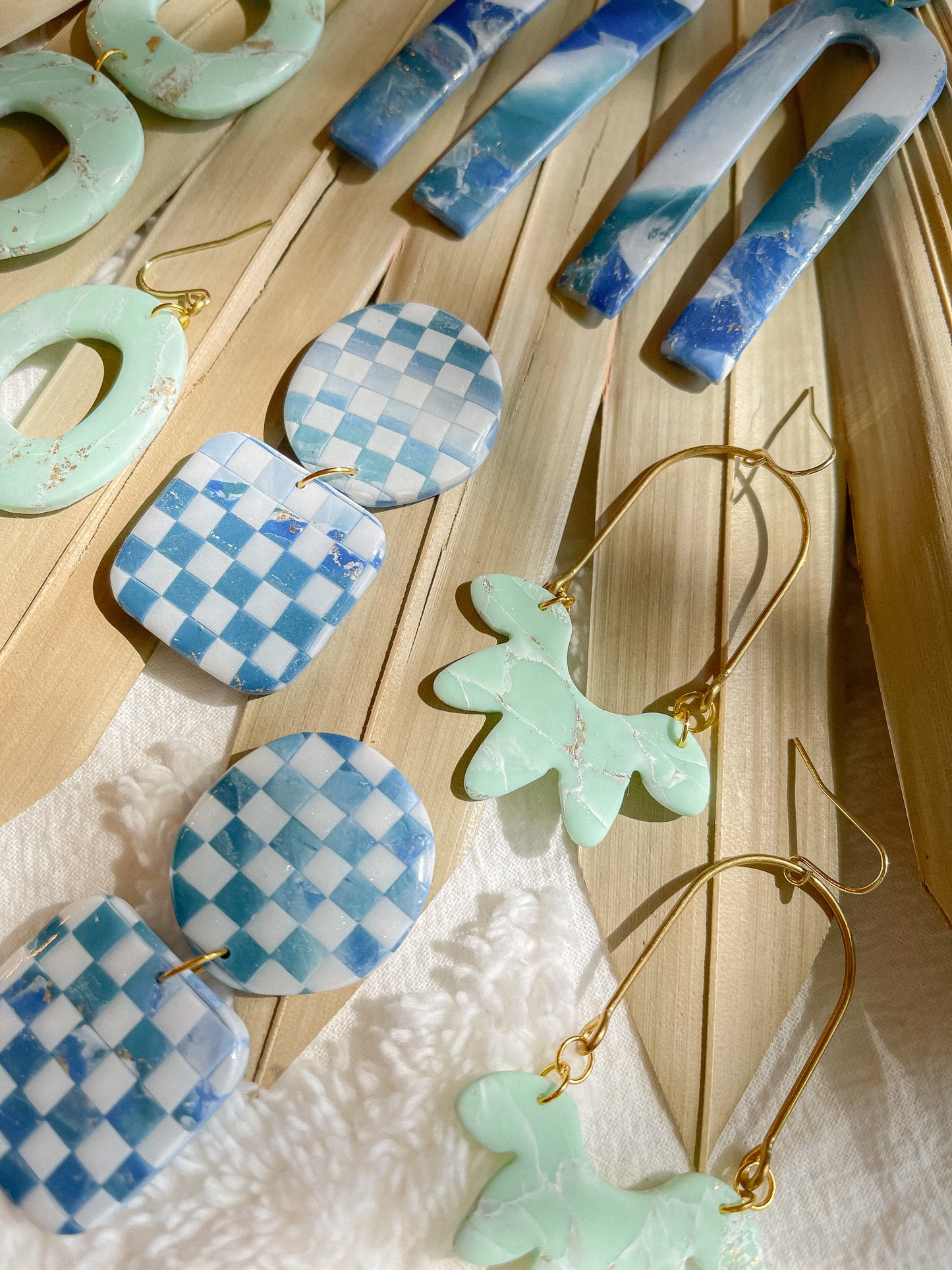 Aqua Marble Arch Dangles // Summer Collection 2022