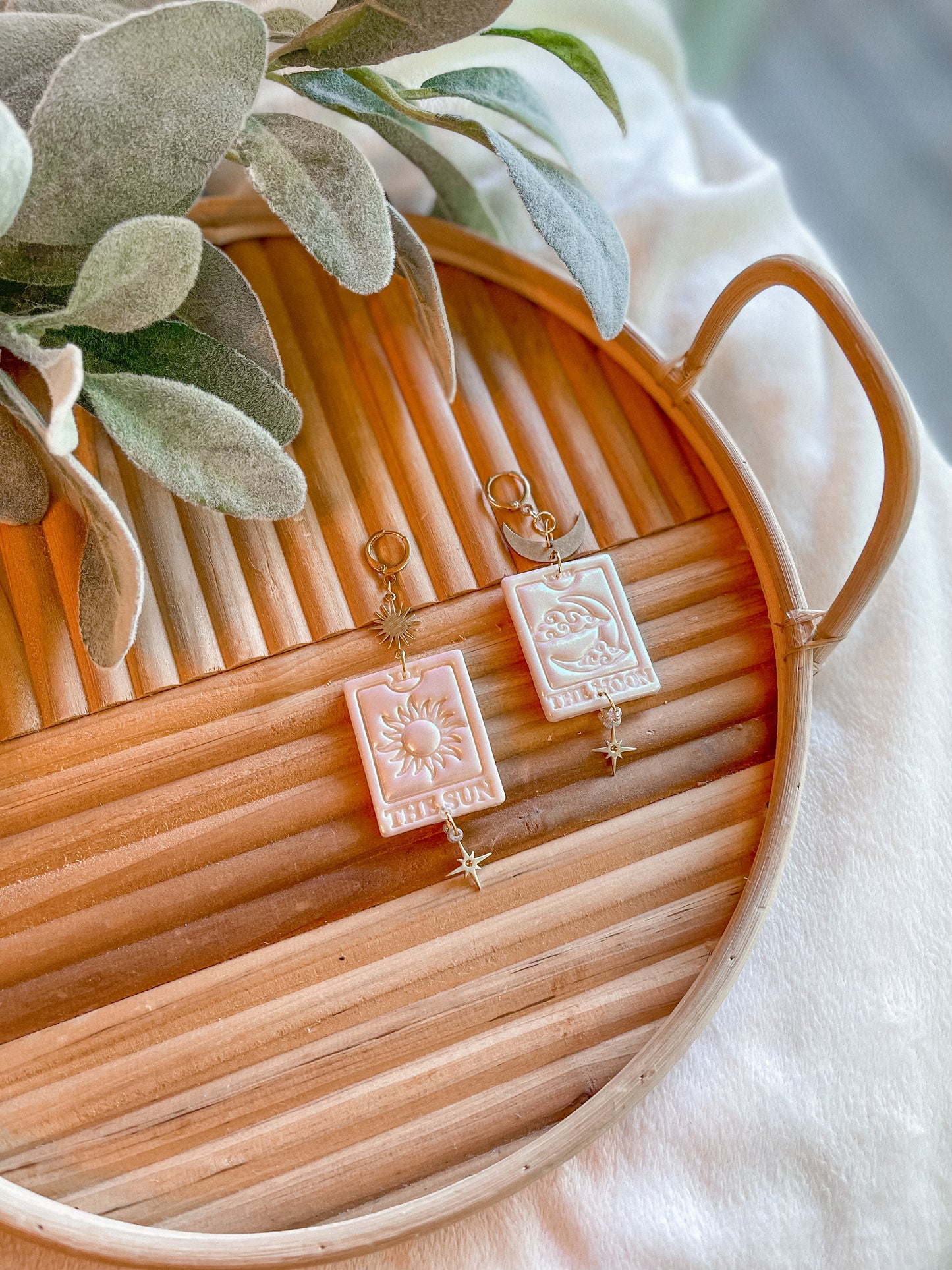 PRE-ORDER Sun + Moon Tarot Card Dangles // Jackson Collection