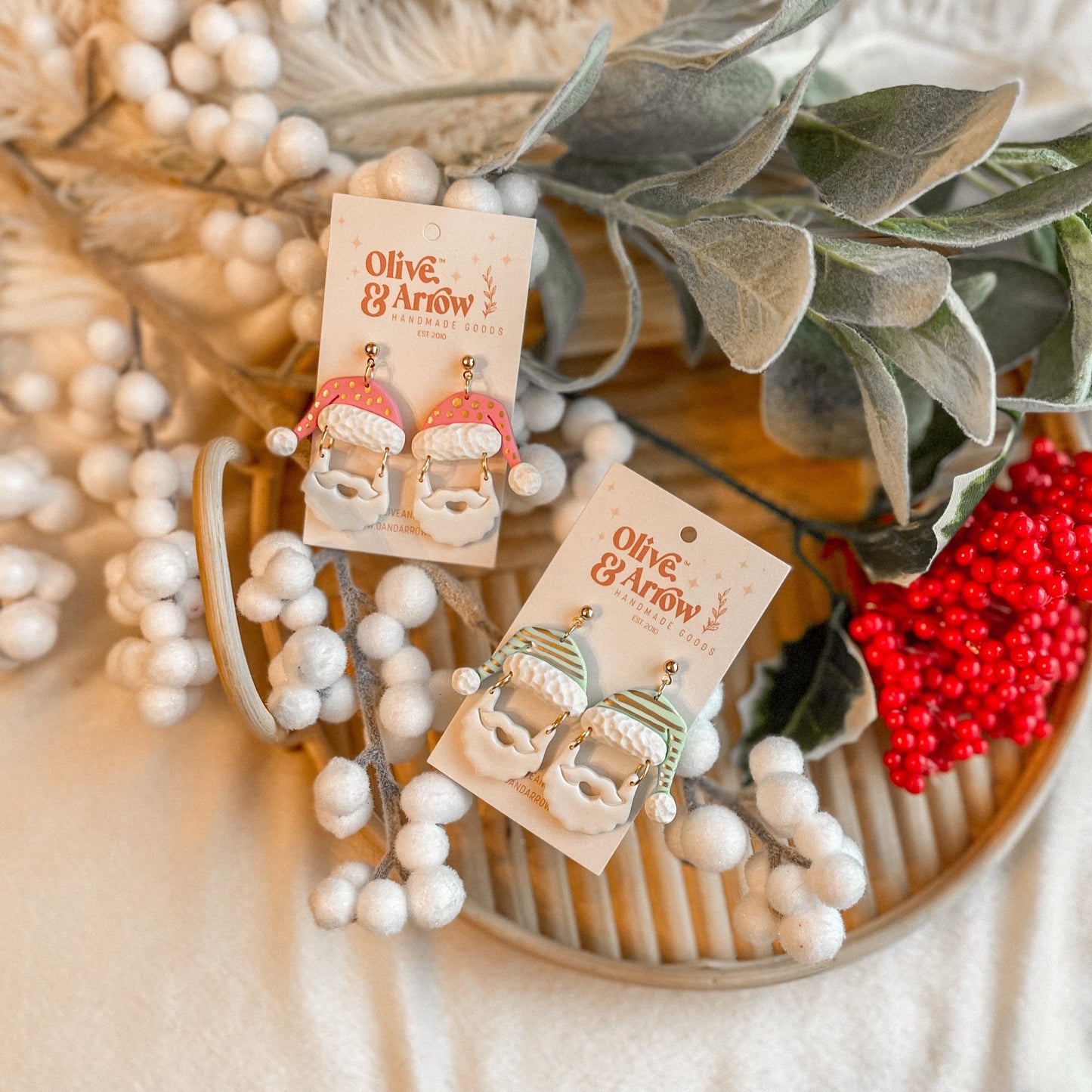 Santie Clause Dangles // Holiday Collection