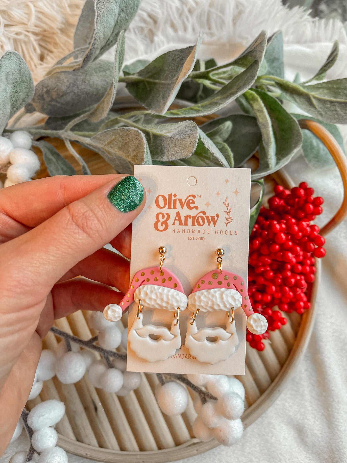 Santie Clause Dangles // Holiday Collection