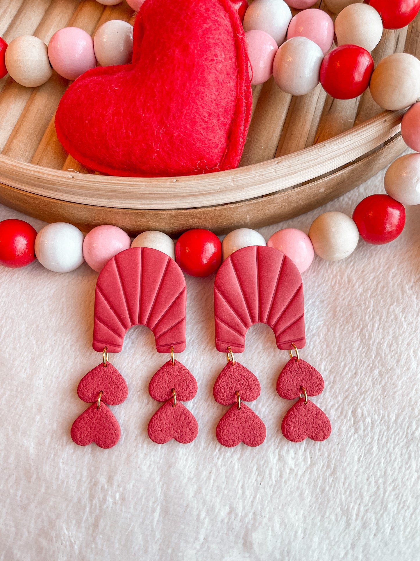 Art Deco Heart Dangles // Valentines 2022 Collection