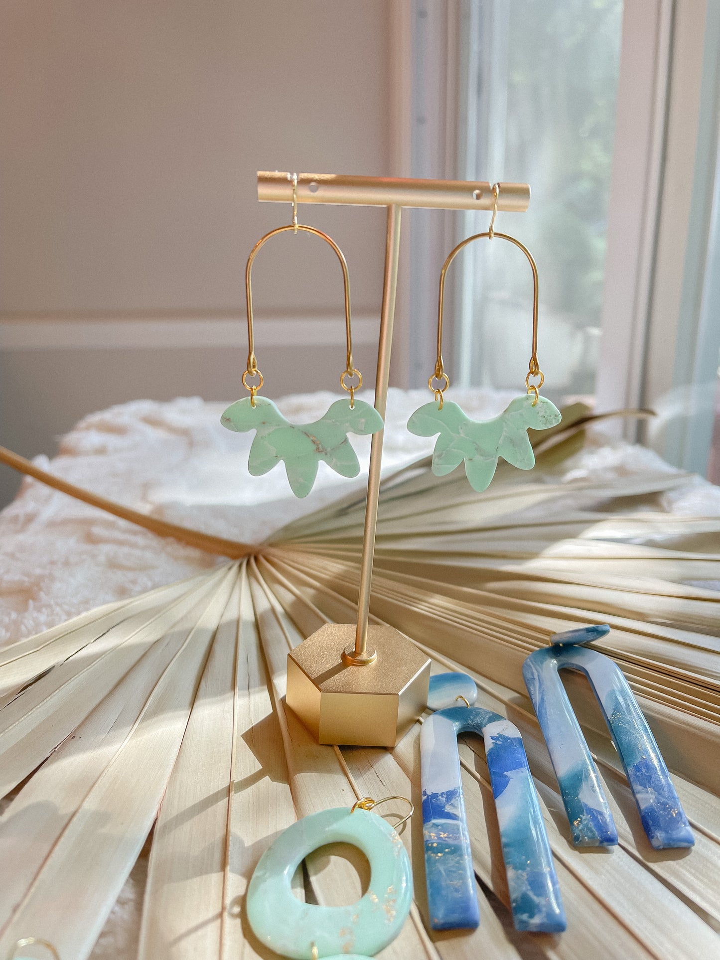Aqua Marble Arch Dangles // Summer Collection 2022