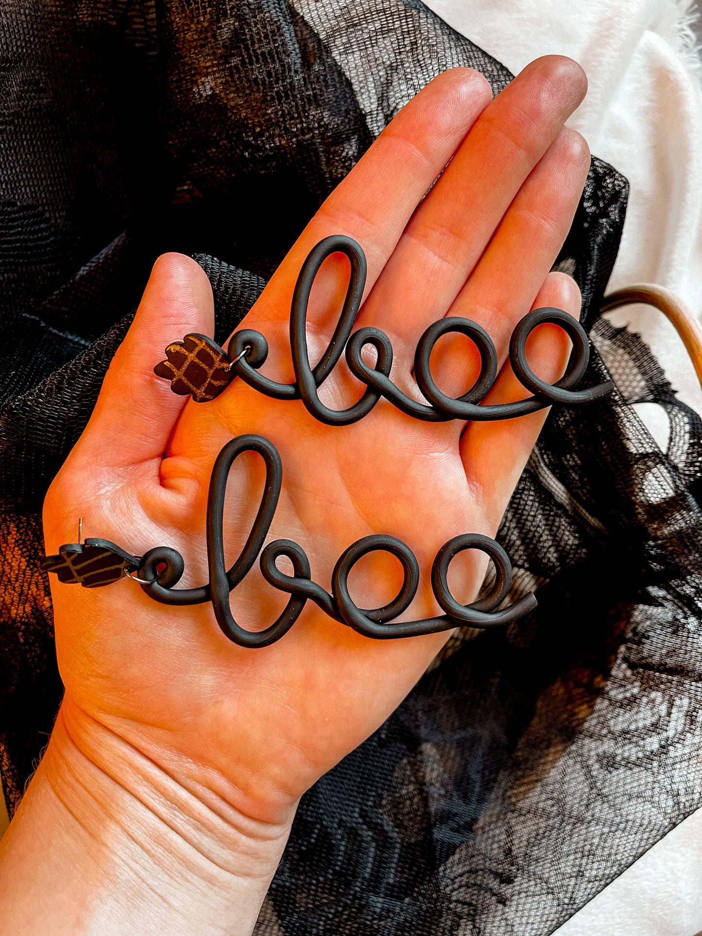 BOO Script Dangles // Fall Collection