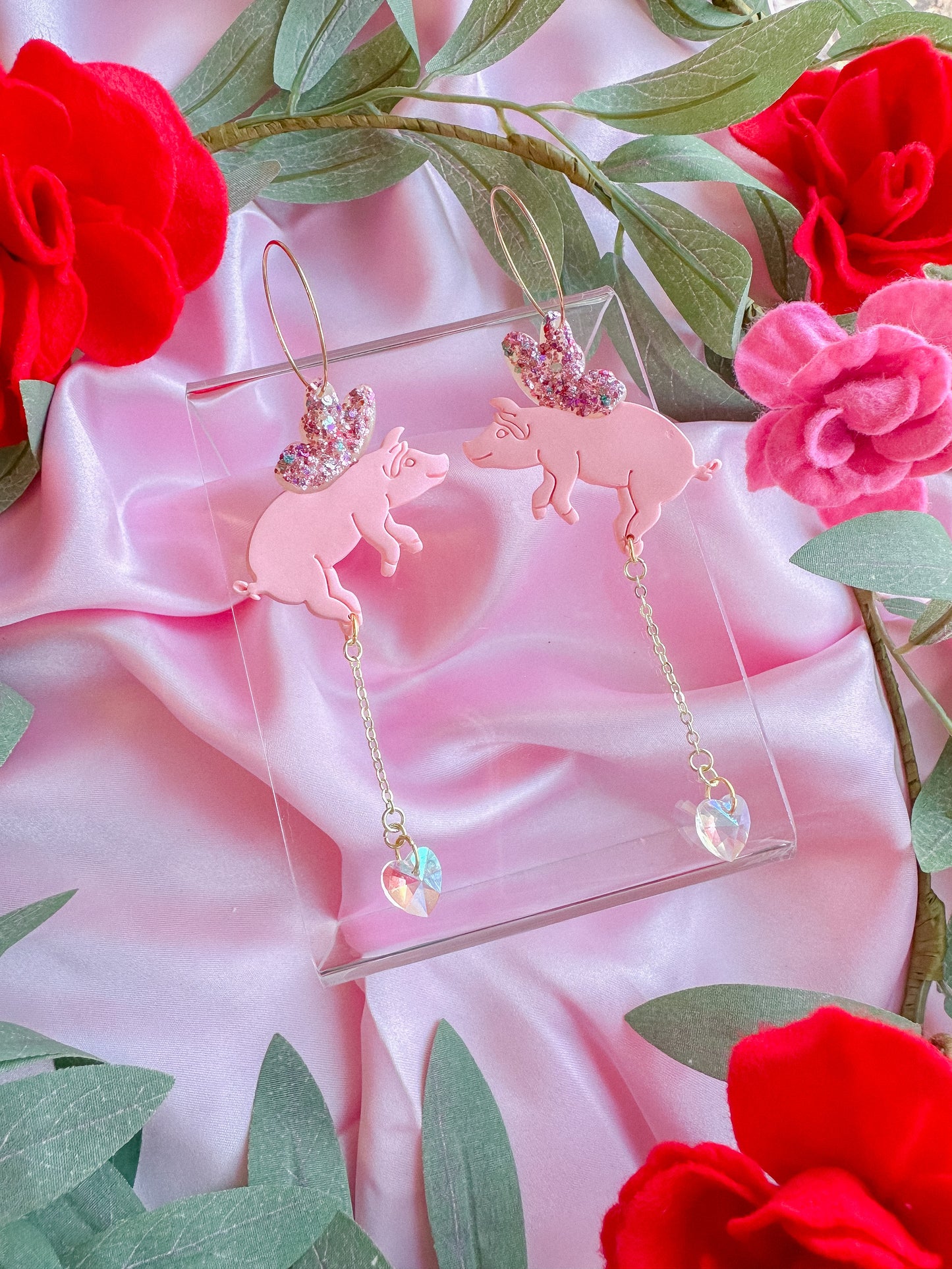 Flying Love Piggies // Vday 2023
