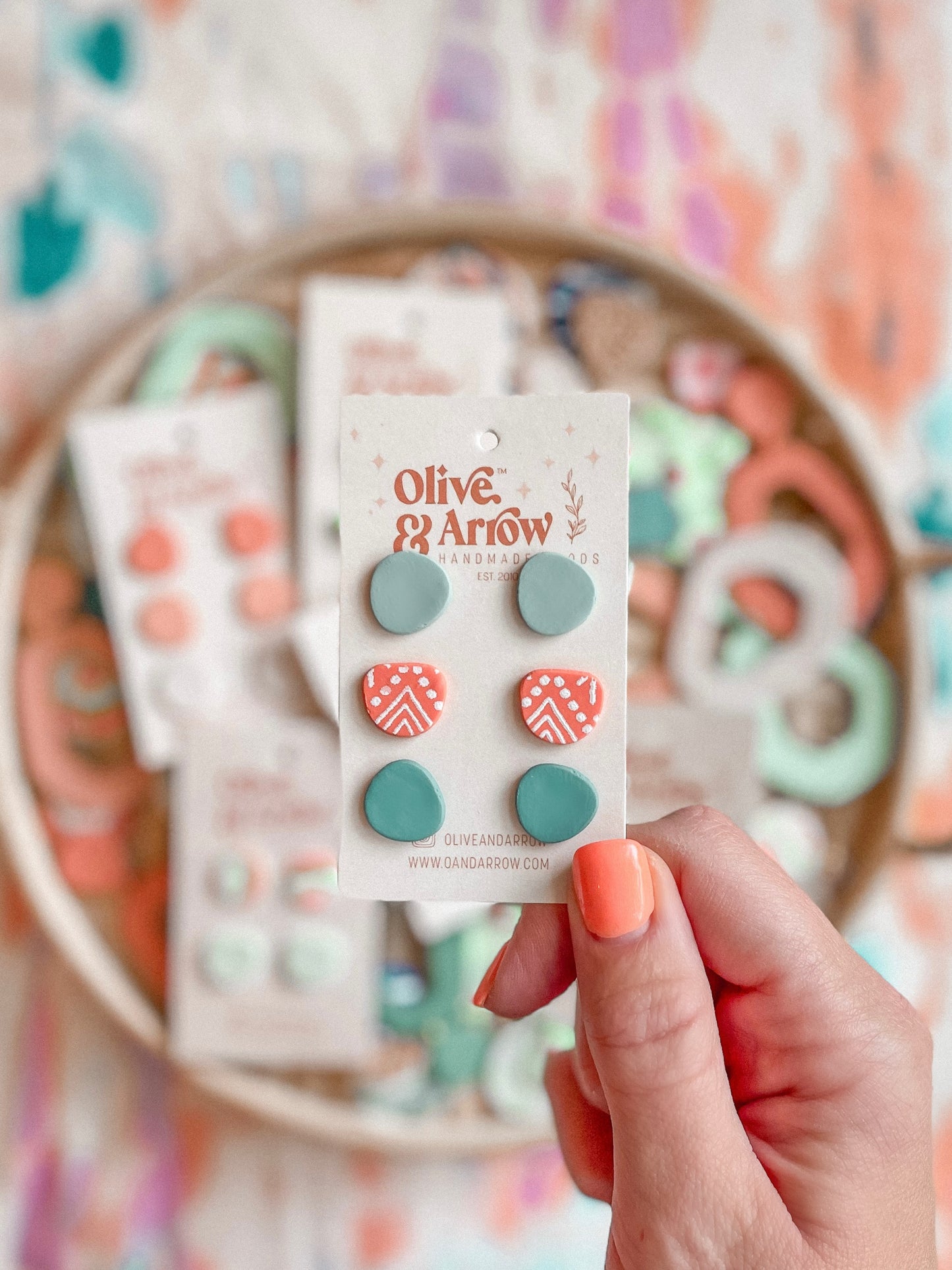 Sunset Print Stud Pack // Summer Collection