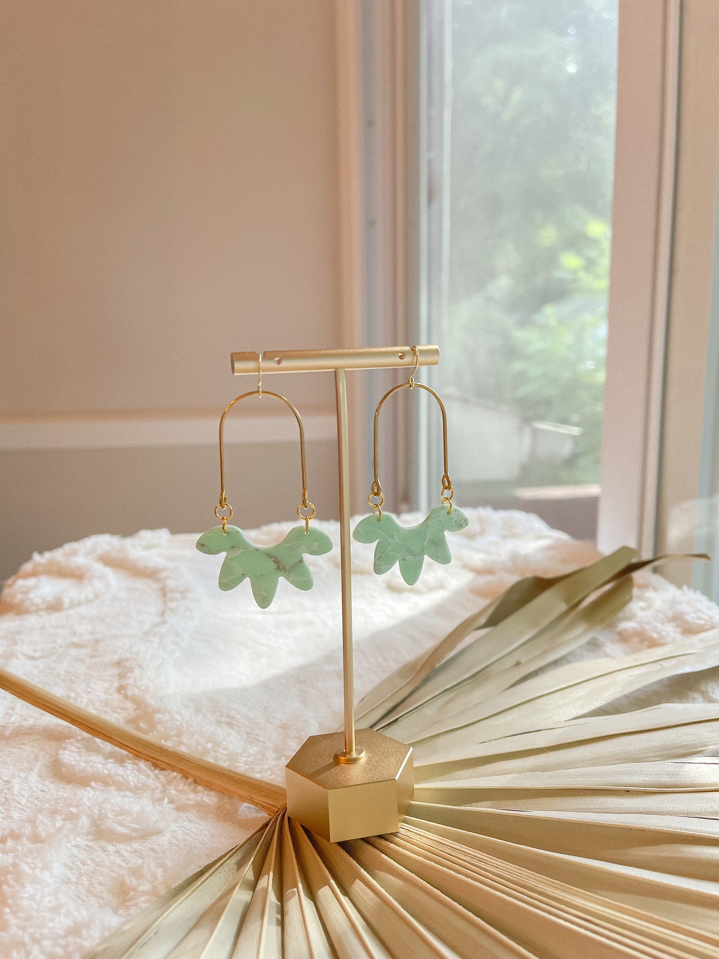 Aqua Marble Arch Dangles // Summer Collection 2022