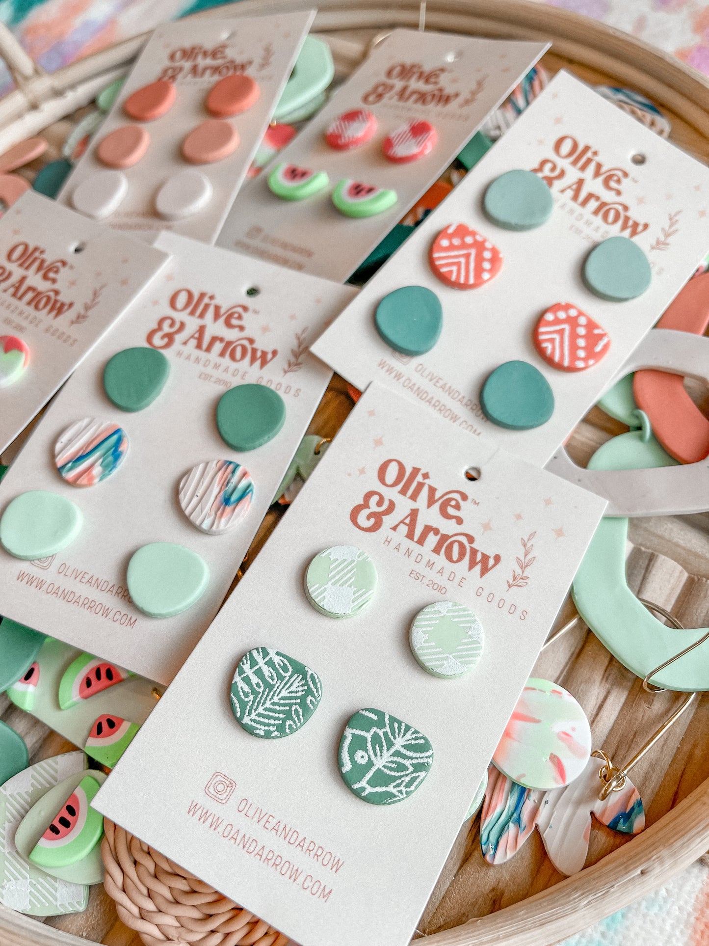 Plants + Seafoam Plaid Stud Pack // Summer Collection