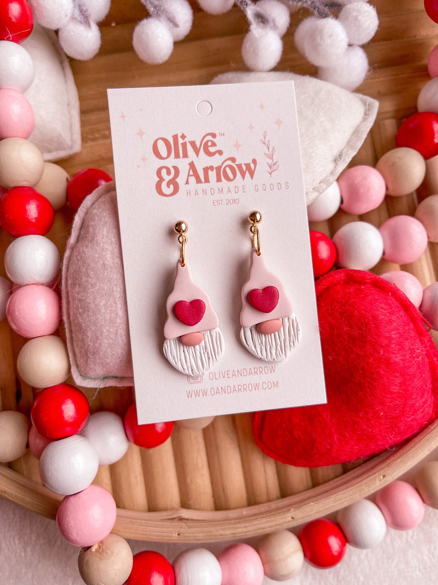 PRE-ORDER Love Gnomie Homie Dangles // Valentines 2022 Collection