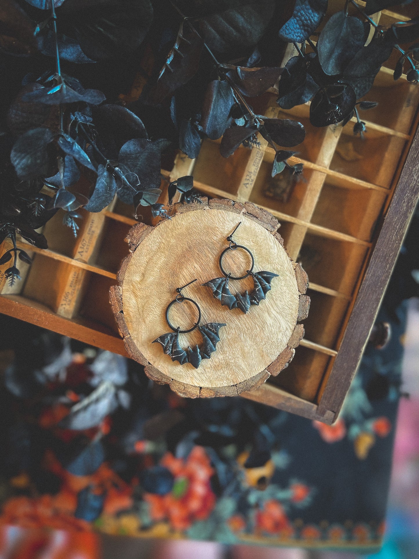 Black Marble Flying Bats // Fall Collection