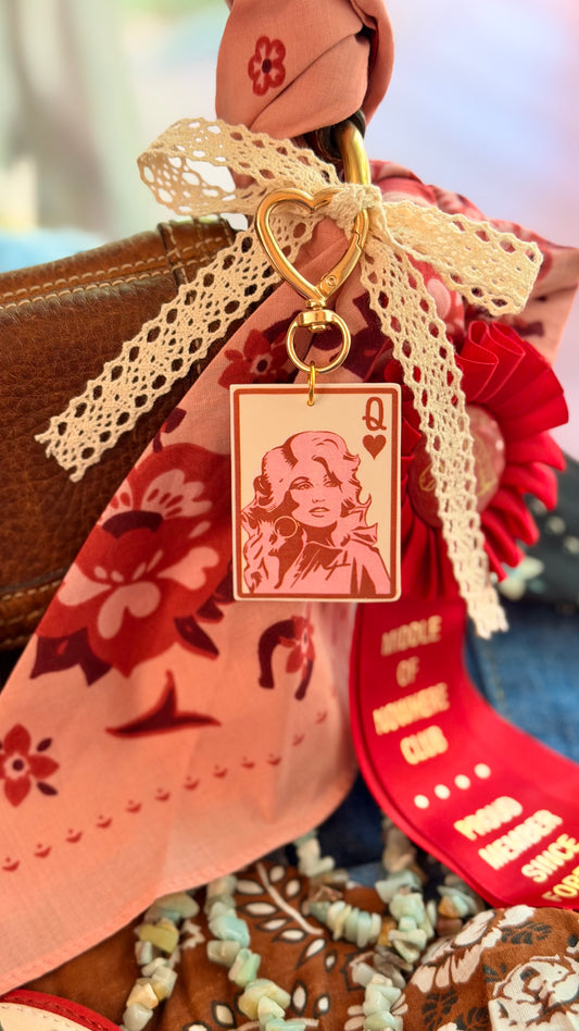 Queen Dolly Card Bagcharm/ Keychain