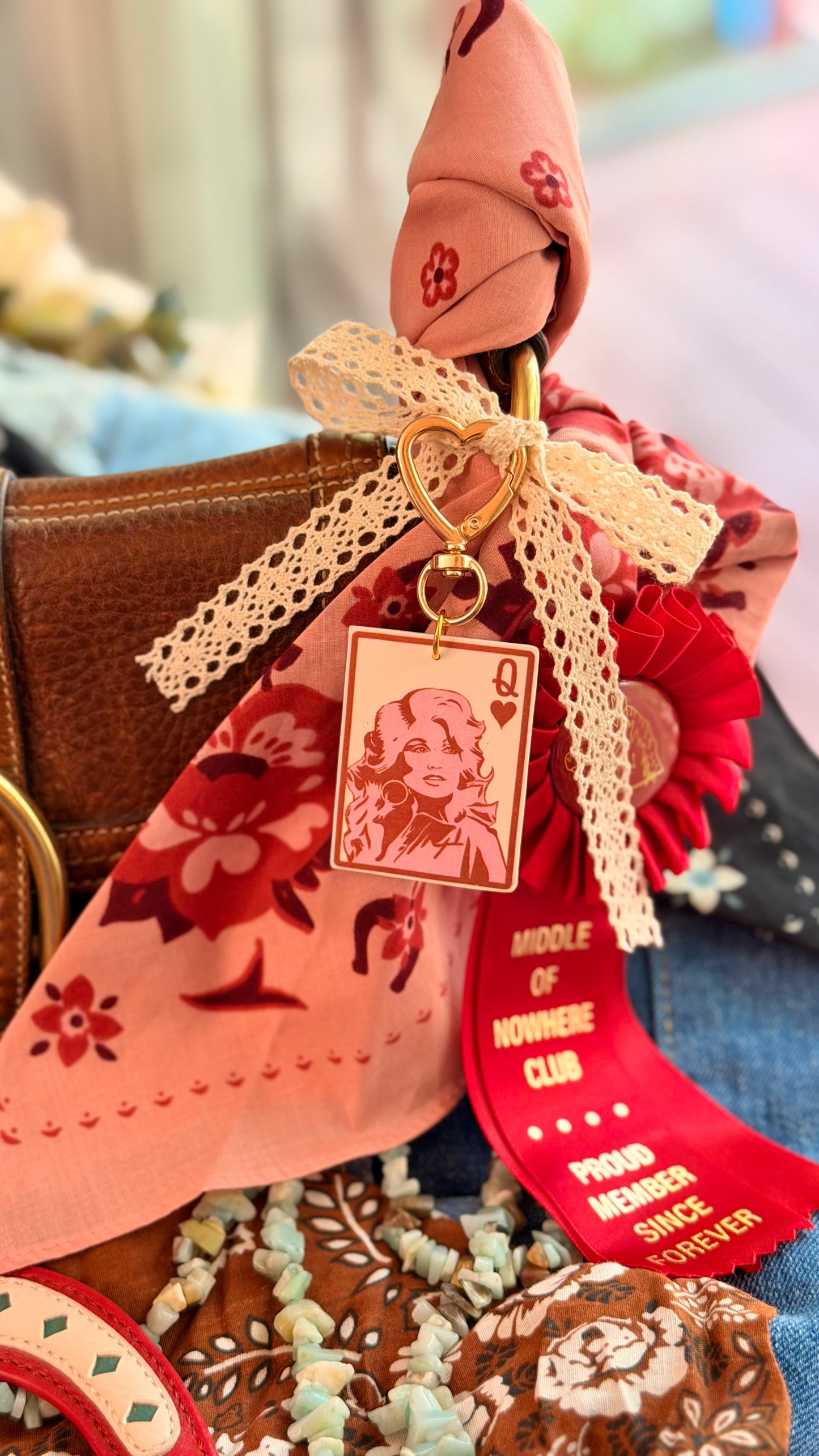 Queen Dolly Card Bagcharm/ Keychain