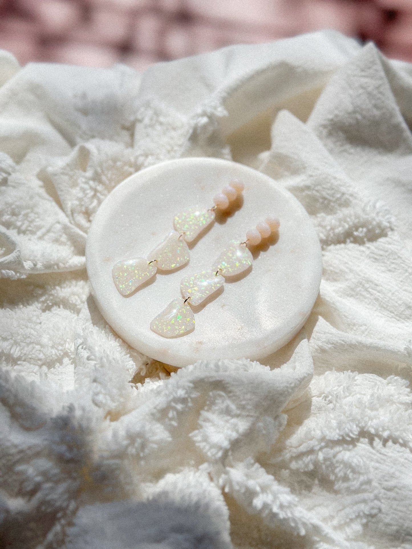 Opal Organic Dangles w/ Opal Beads