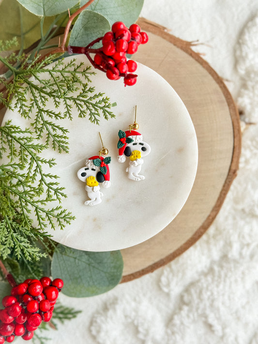 Santa Snoopy and Woodstock Drops