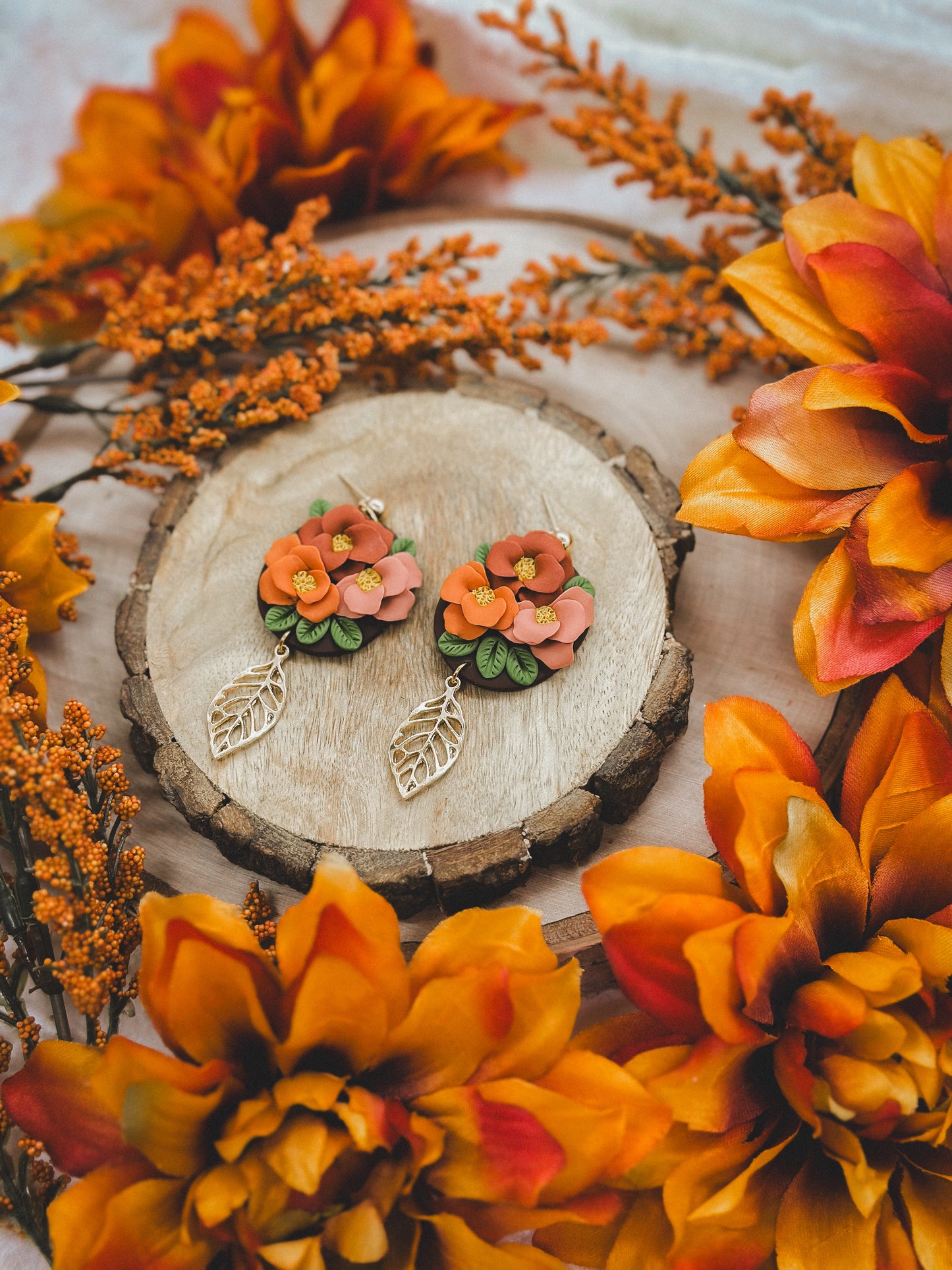 Fall Floral Leaf Drops