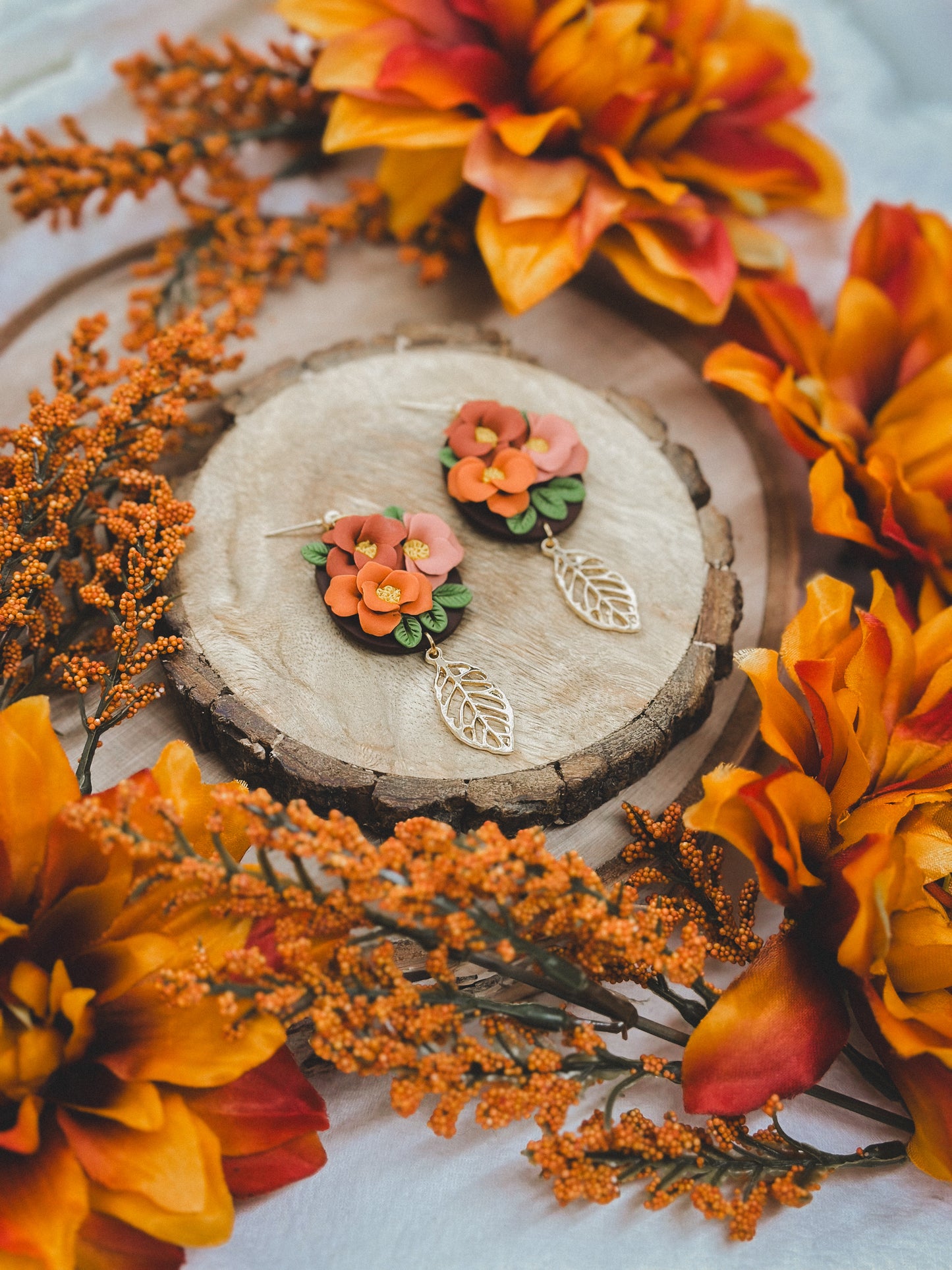 Fall Floral Leaf Drops