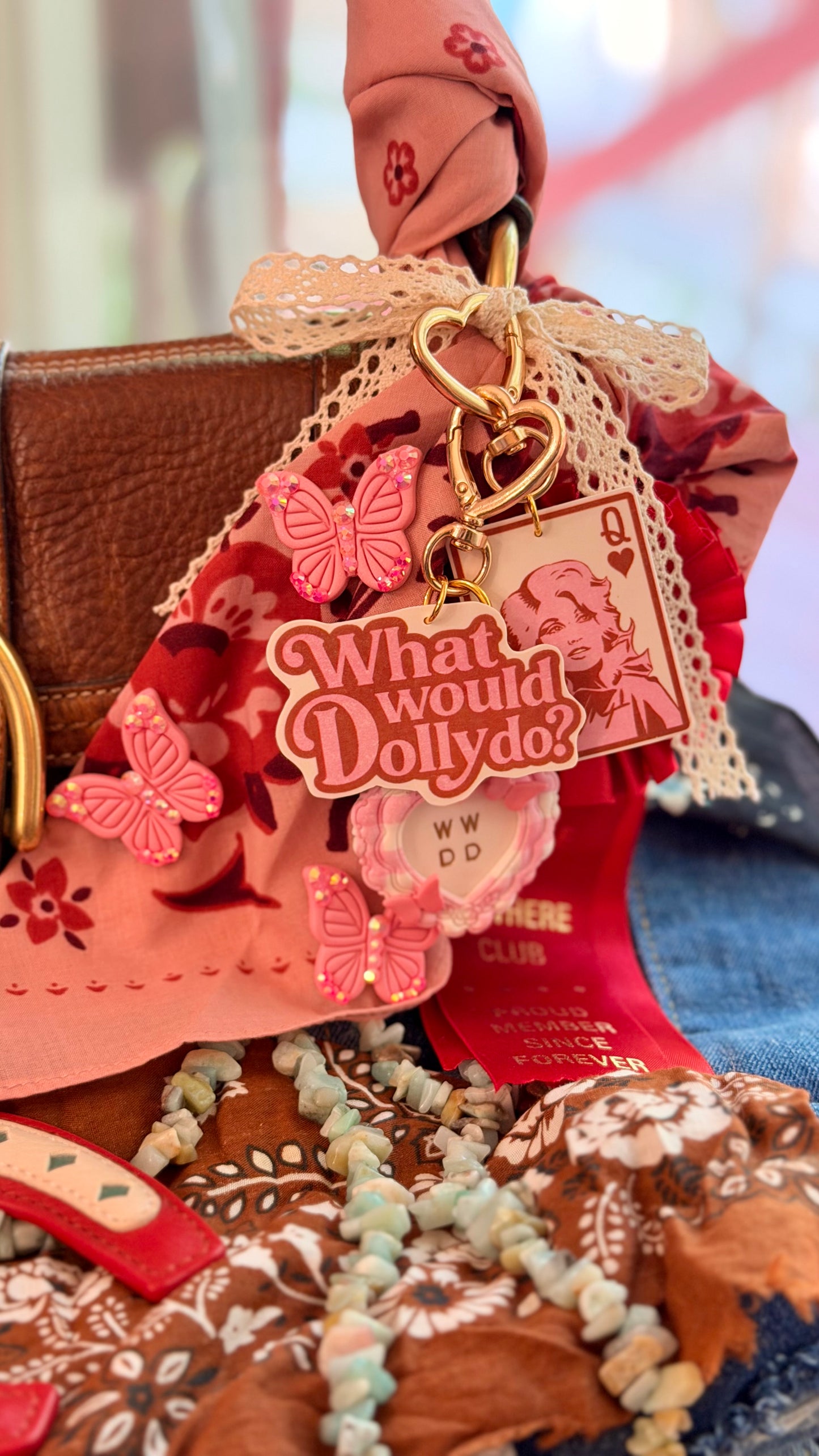 Queen Dolly Card Bagcharm/ Keychain