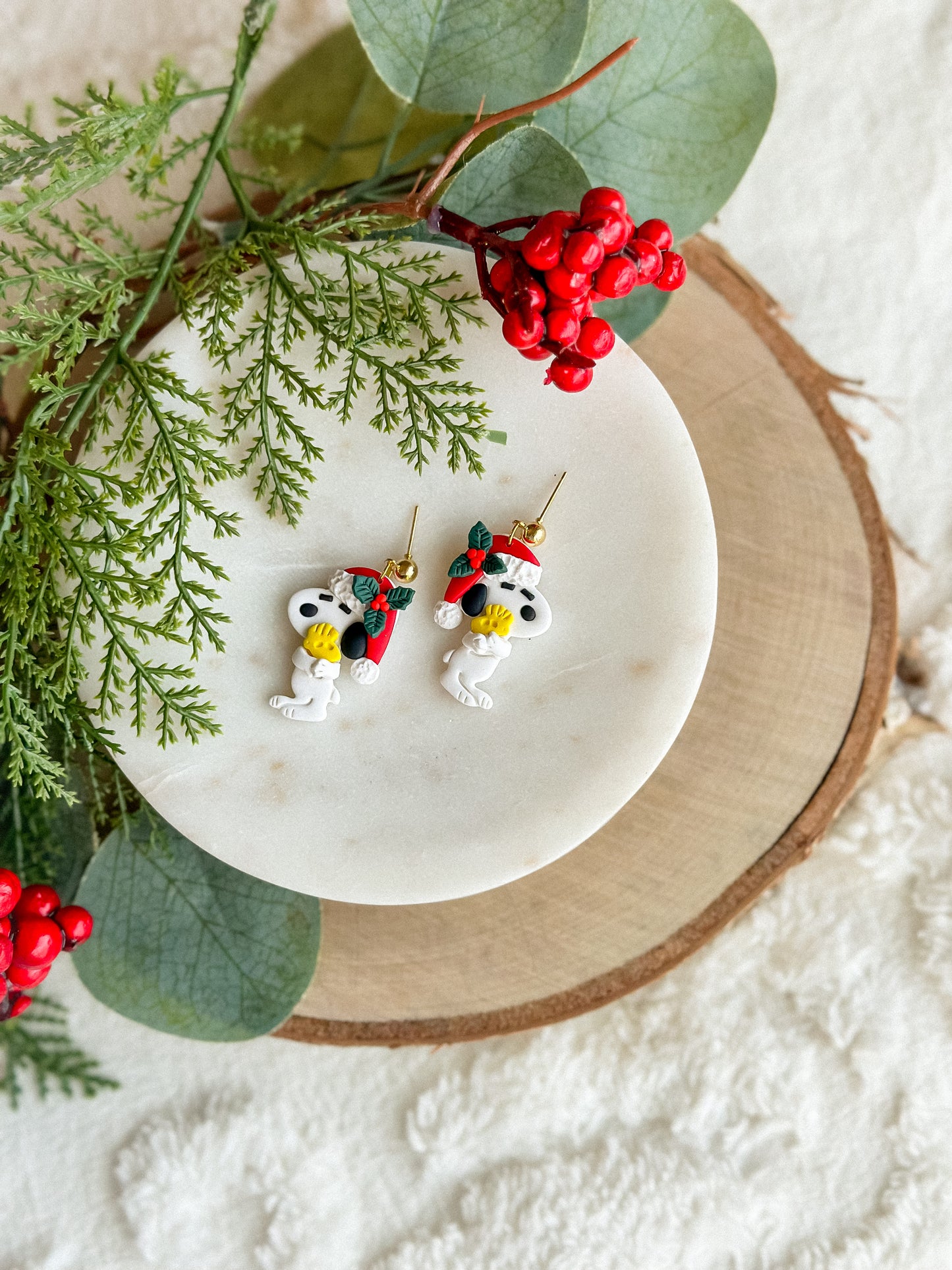 Santa Snoopy and Woodstock Drops