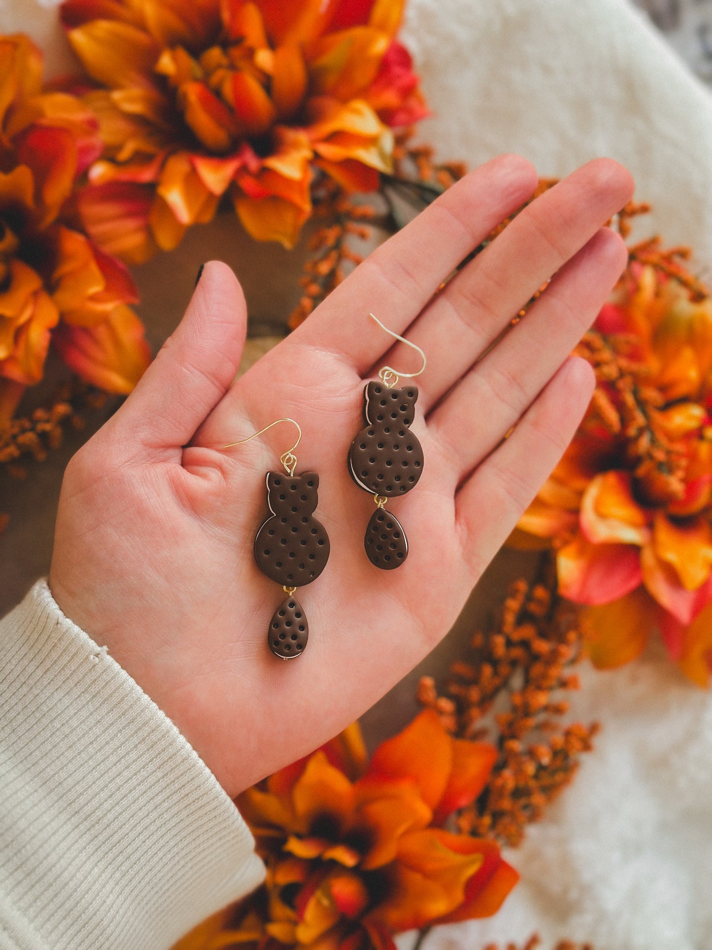 Spooky Kitty Ice Cream Sandwich Drops