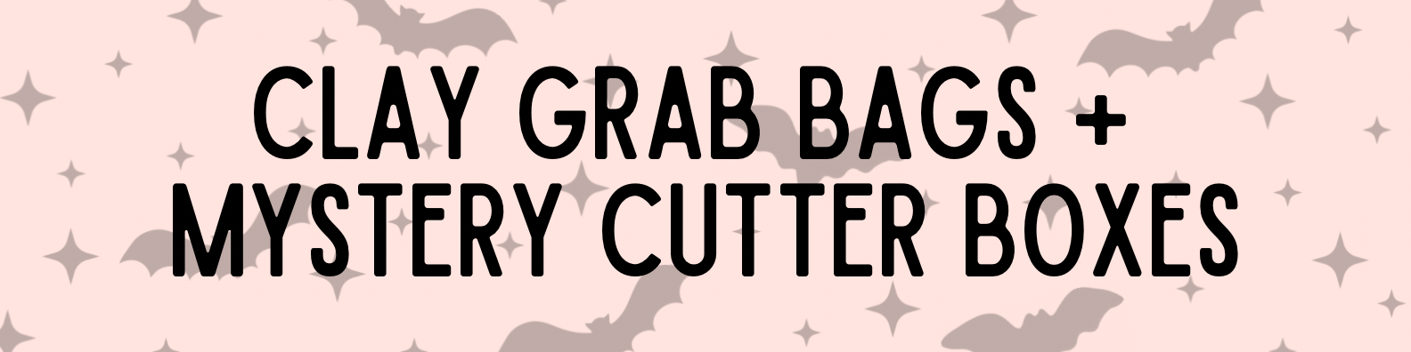 Mystery polymer clay cutter box and clay grab bag for makers, Olive & Arrow