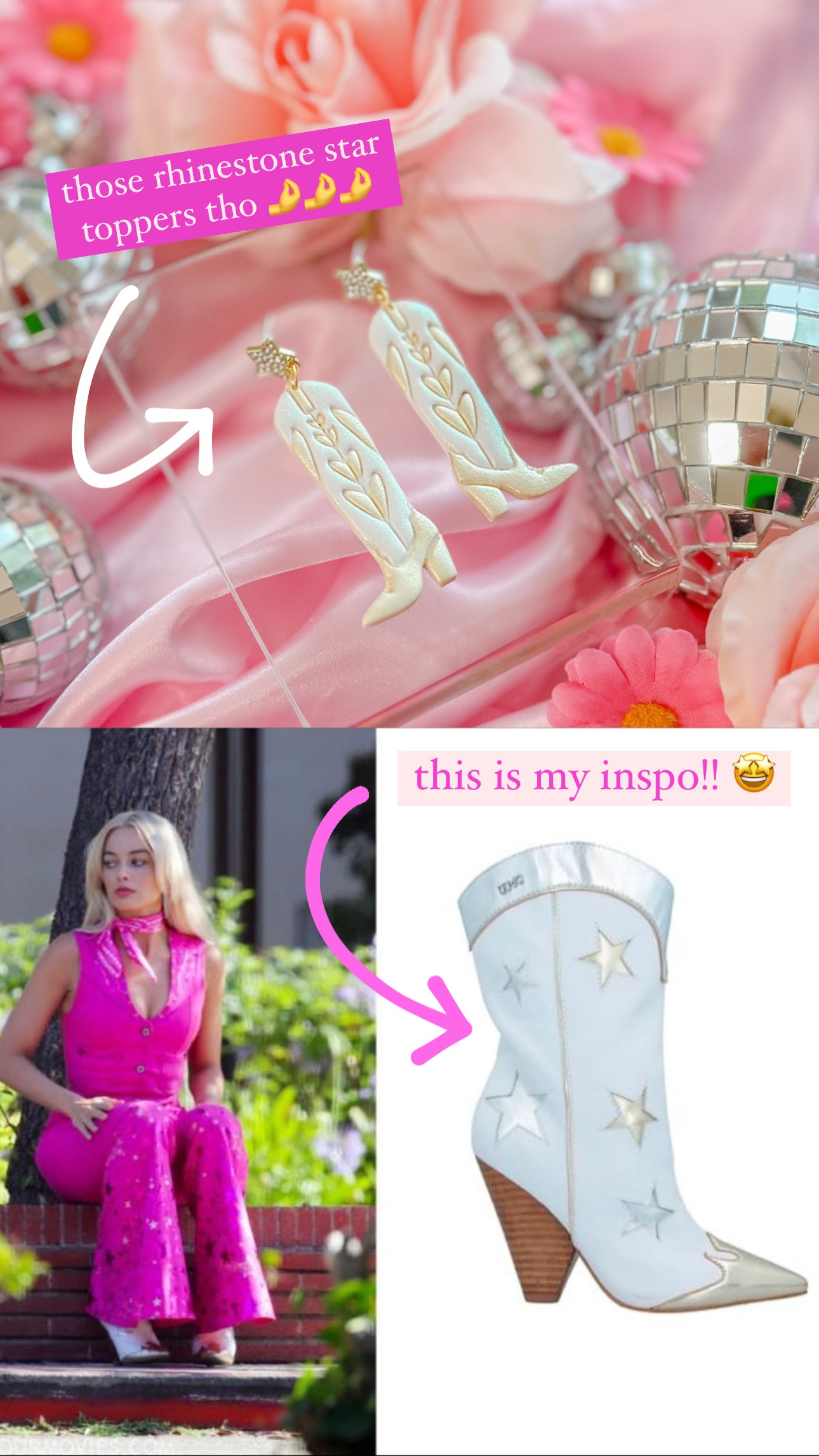 Cowgirl Barbie Disco Boots