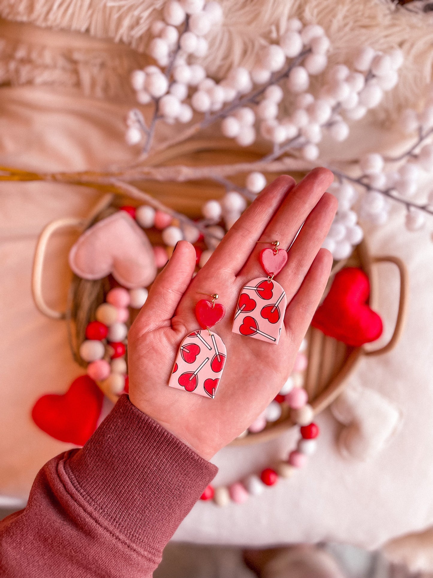 IMPERFECT Heart Lollipops Dangles // Valentines 2022 Collection