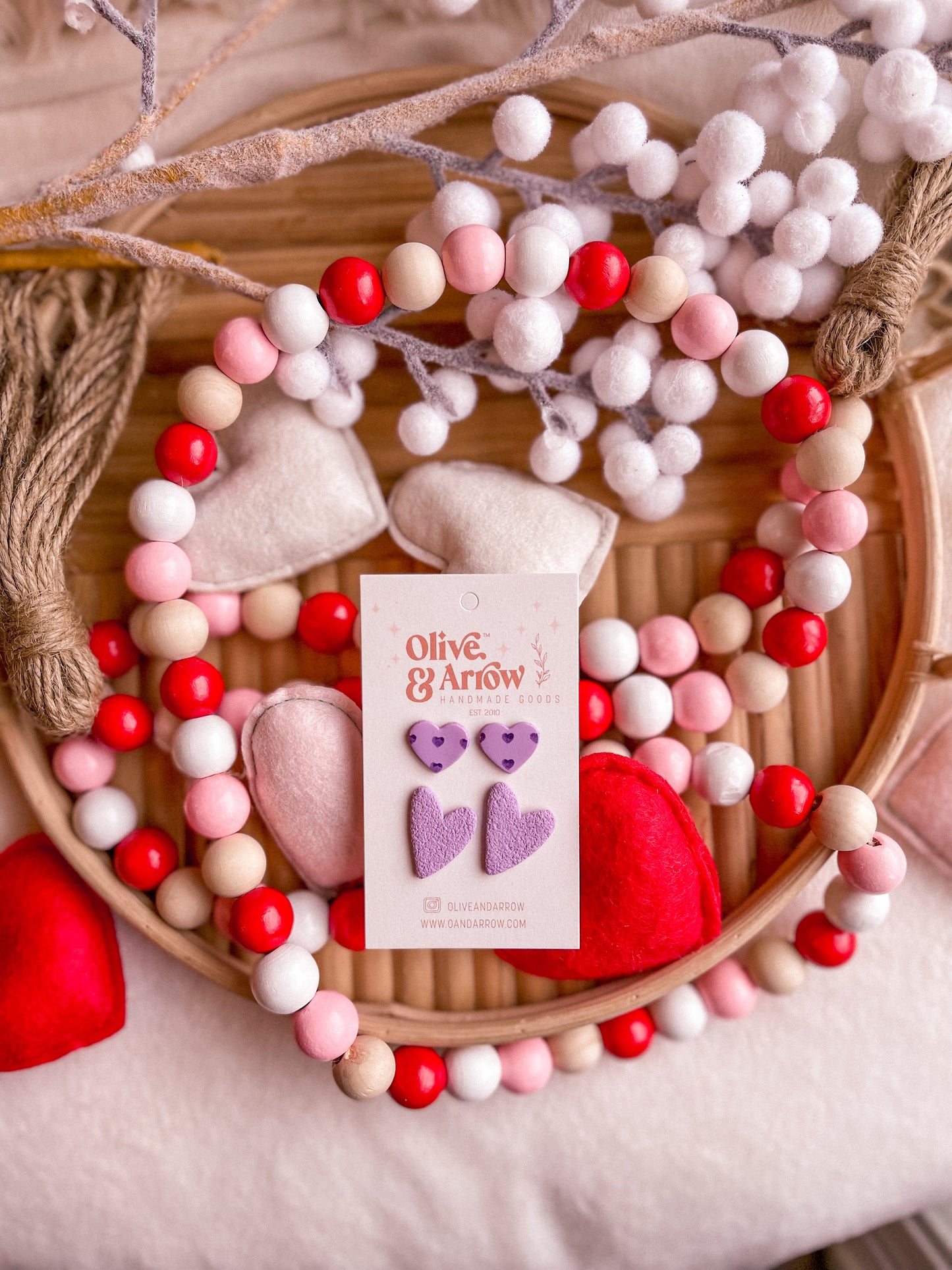 Lavender Hearts Stud Pack // Valentines 2022 Collection