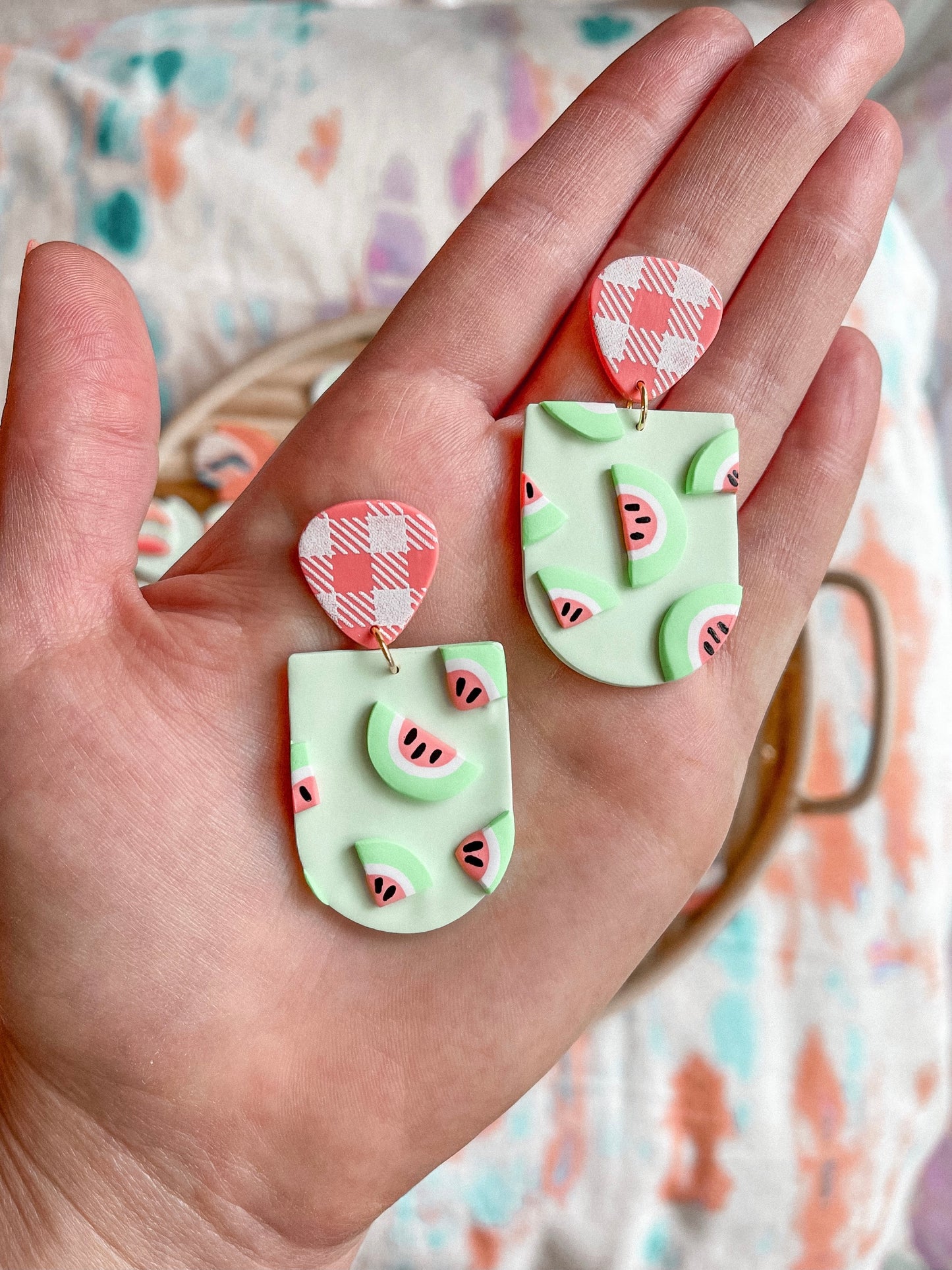 Watermelon Dangles // Summer Collection