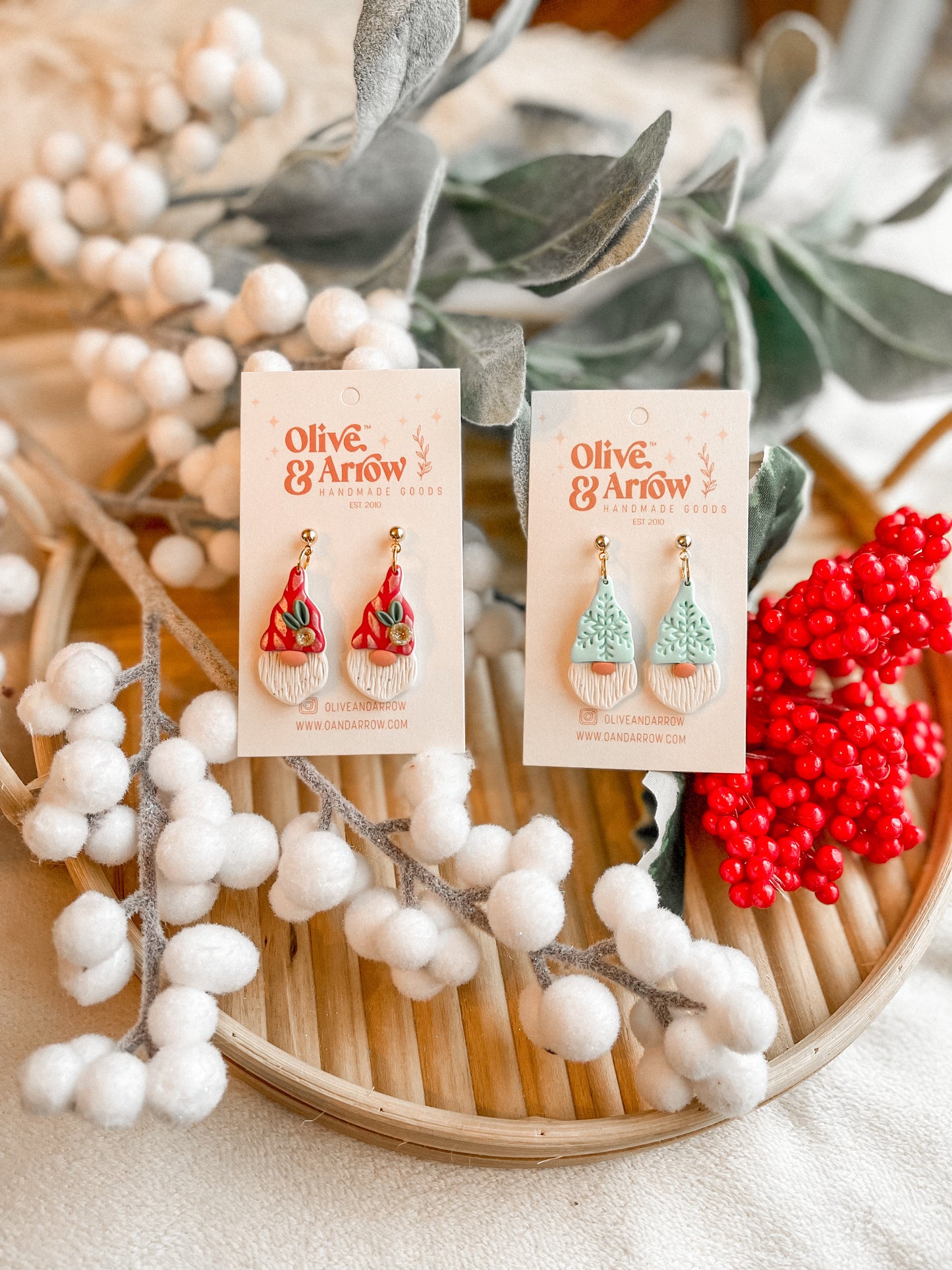 Gnomie Homie Dangles // Holiday Collection
