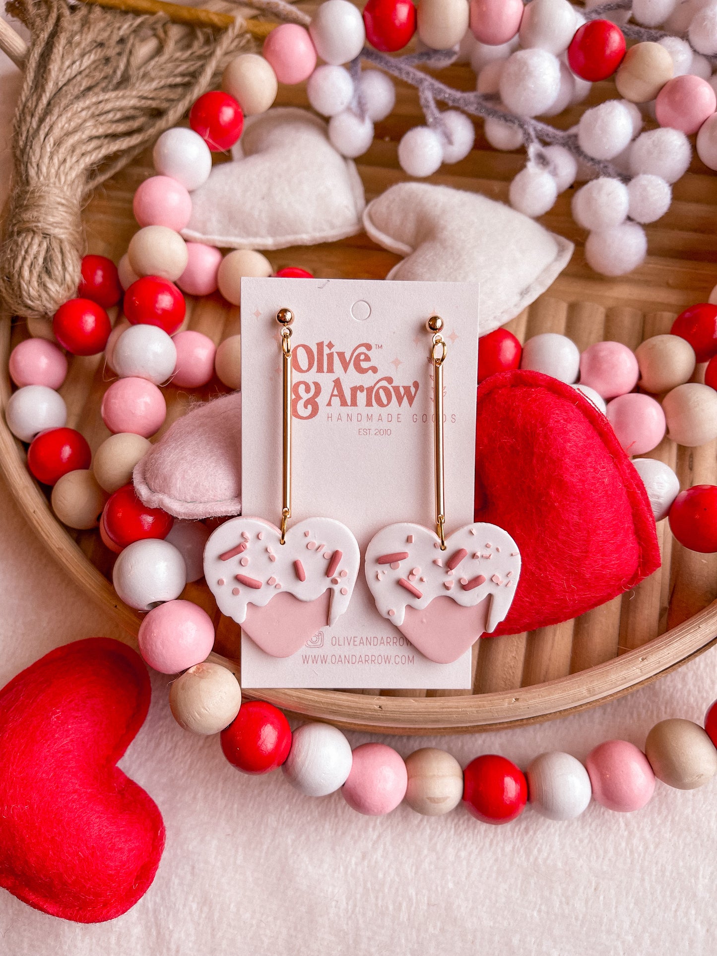 Cupcake Heart Drops // Valentines 2022 Collection
