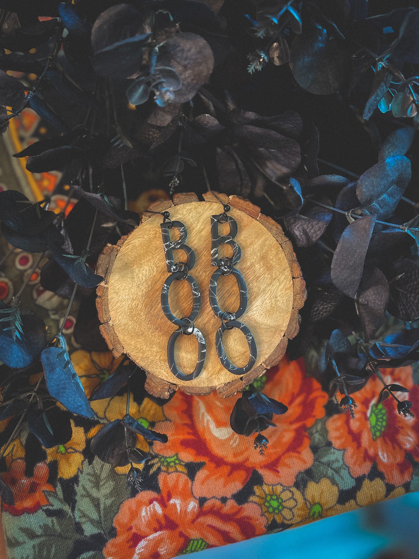 BOO Black Marble Drops // Fall Collection