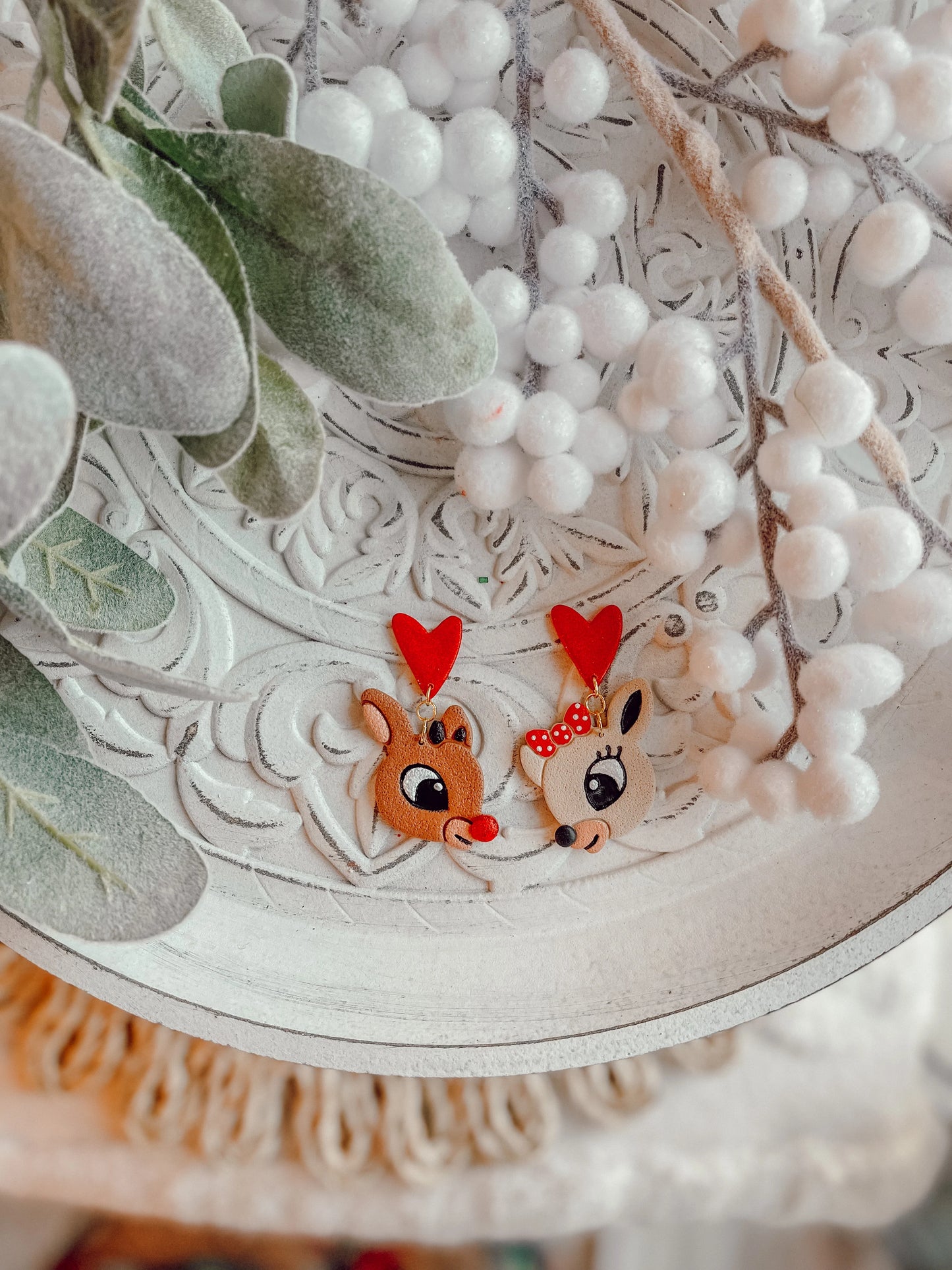 EXTRAS SALE! Rudolph + Clarice Dangles // Holiday 22