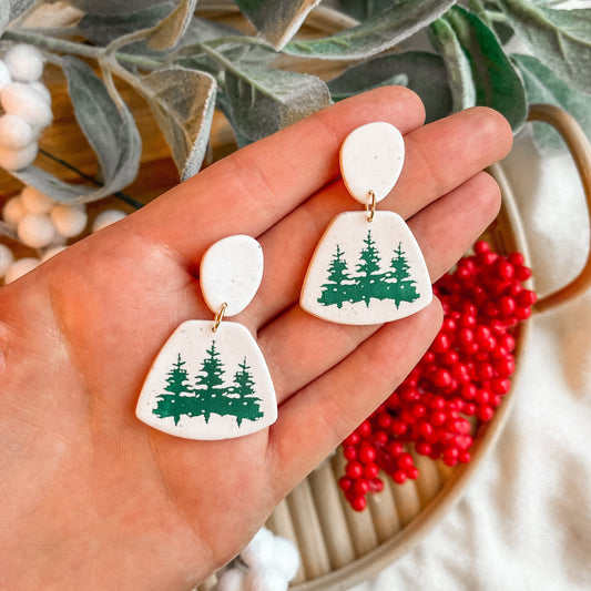 Winter Forest Dangles // Holiday Collection