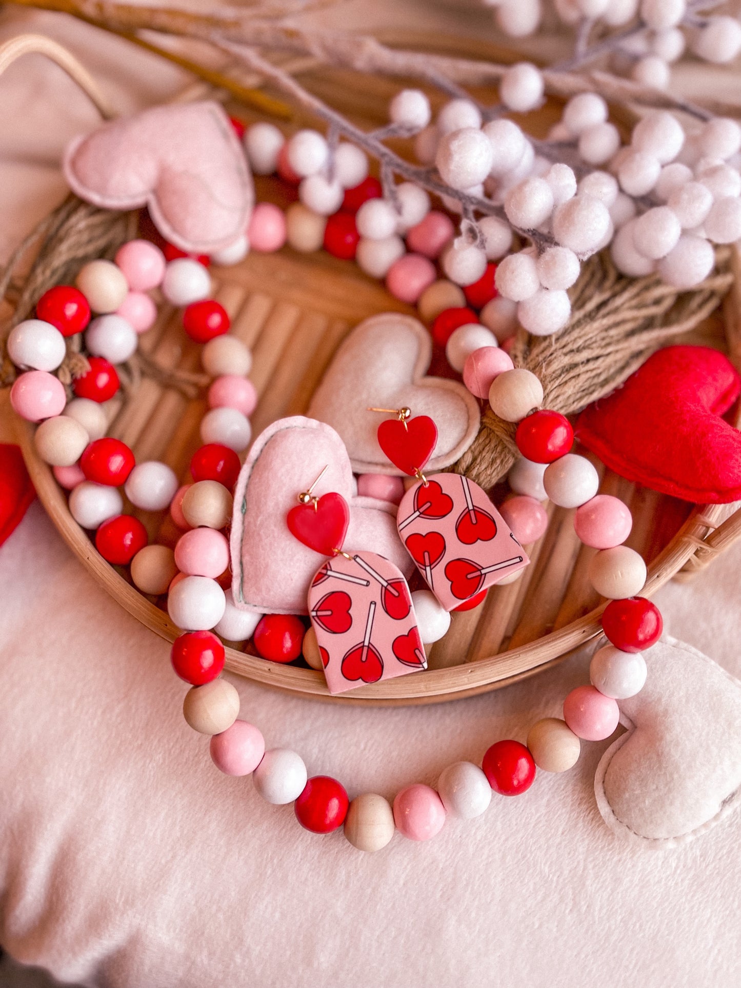 Heart Lollipops Dangles // Valentines 2022 Collection