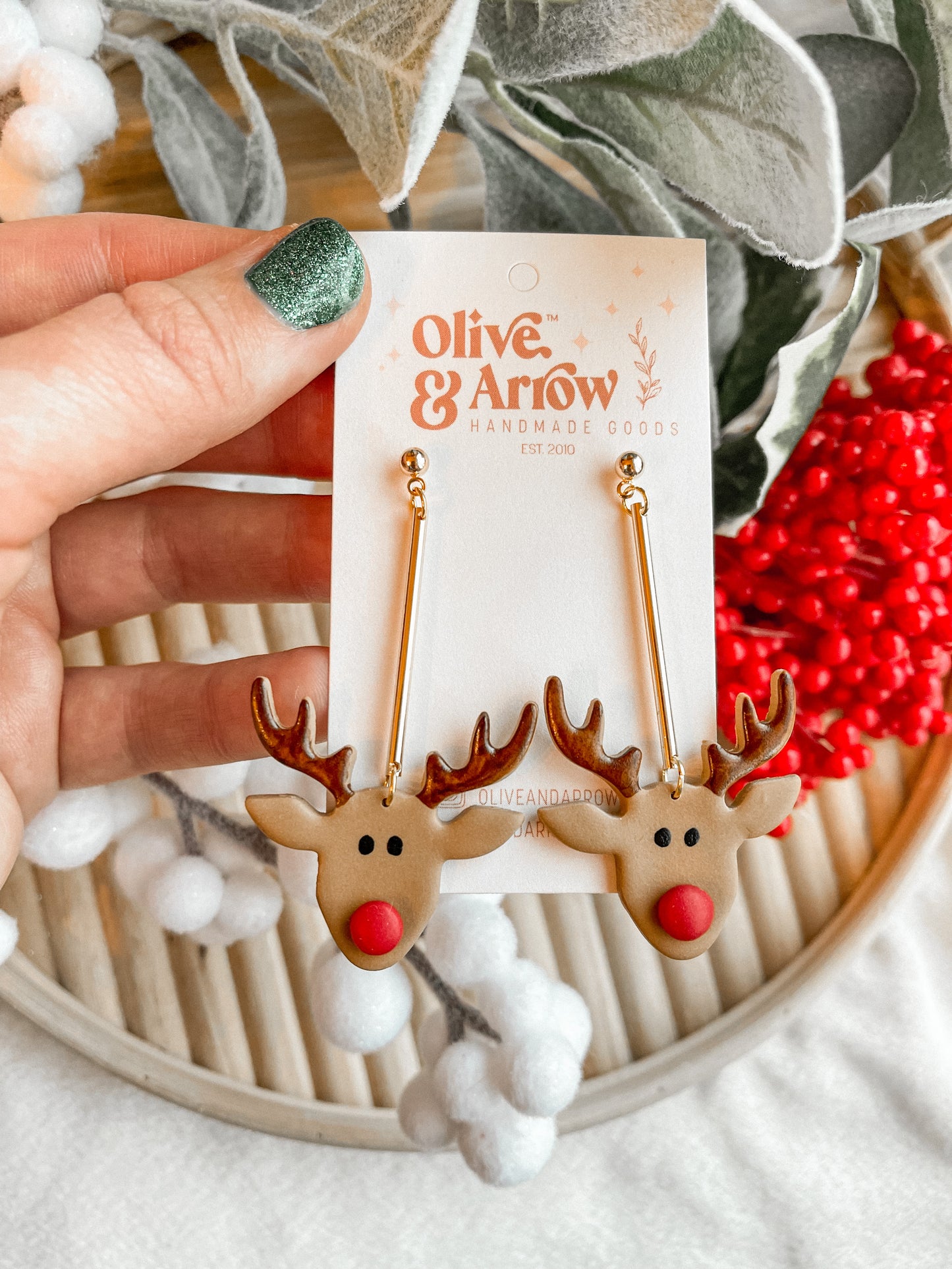 Reindeer Dangles // Holiday Collection
