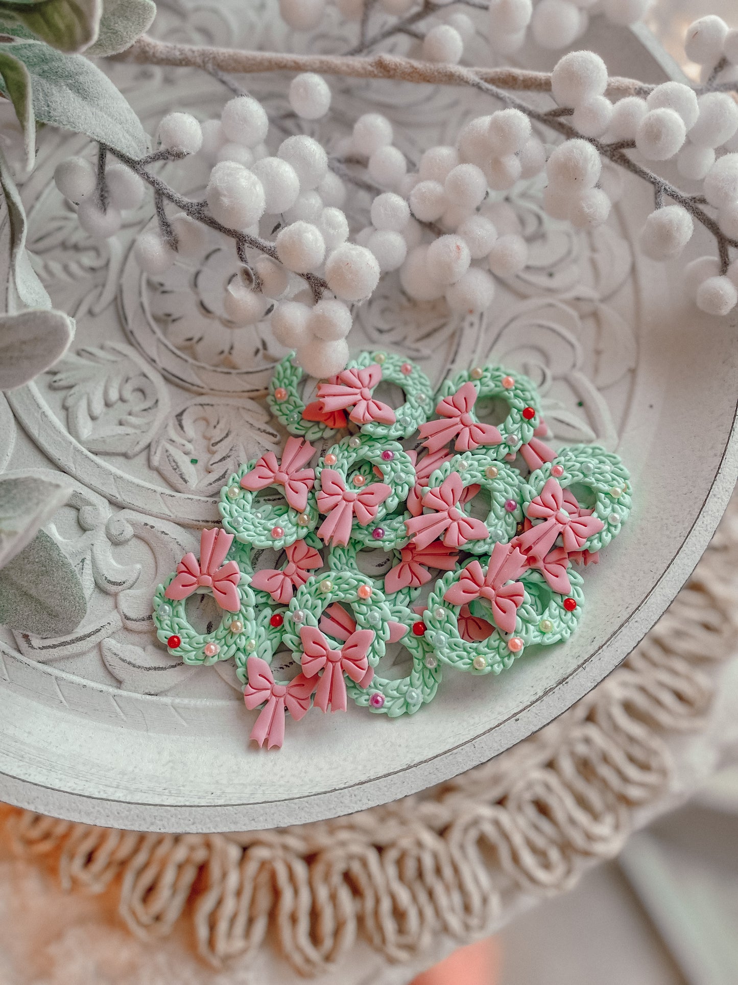 Minty Wreath Hoops // Holiday 22