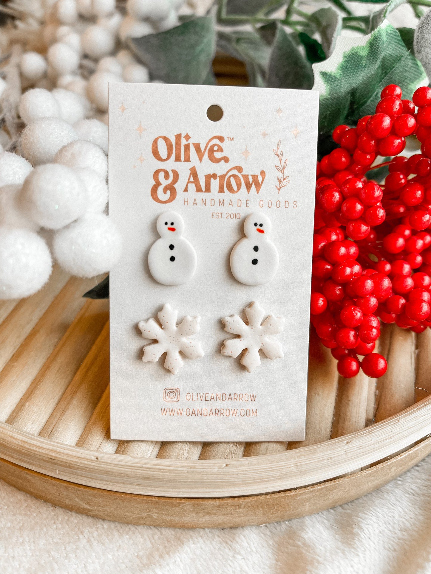 Snowman Shimmer Stud Pack // Holiday Collection