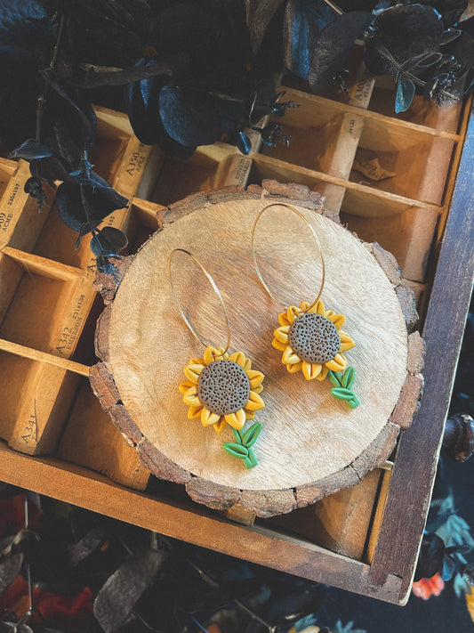Sunflower Hoops // Fall Collection